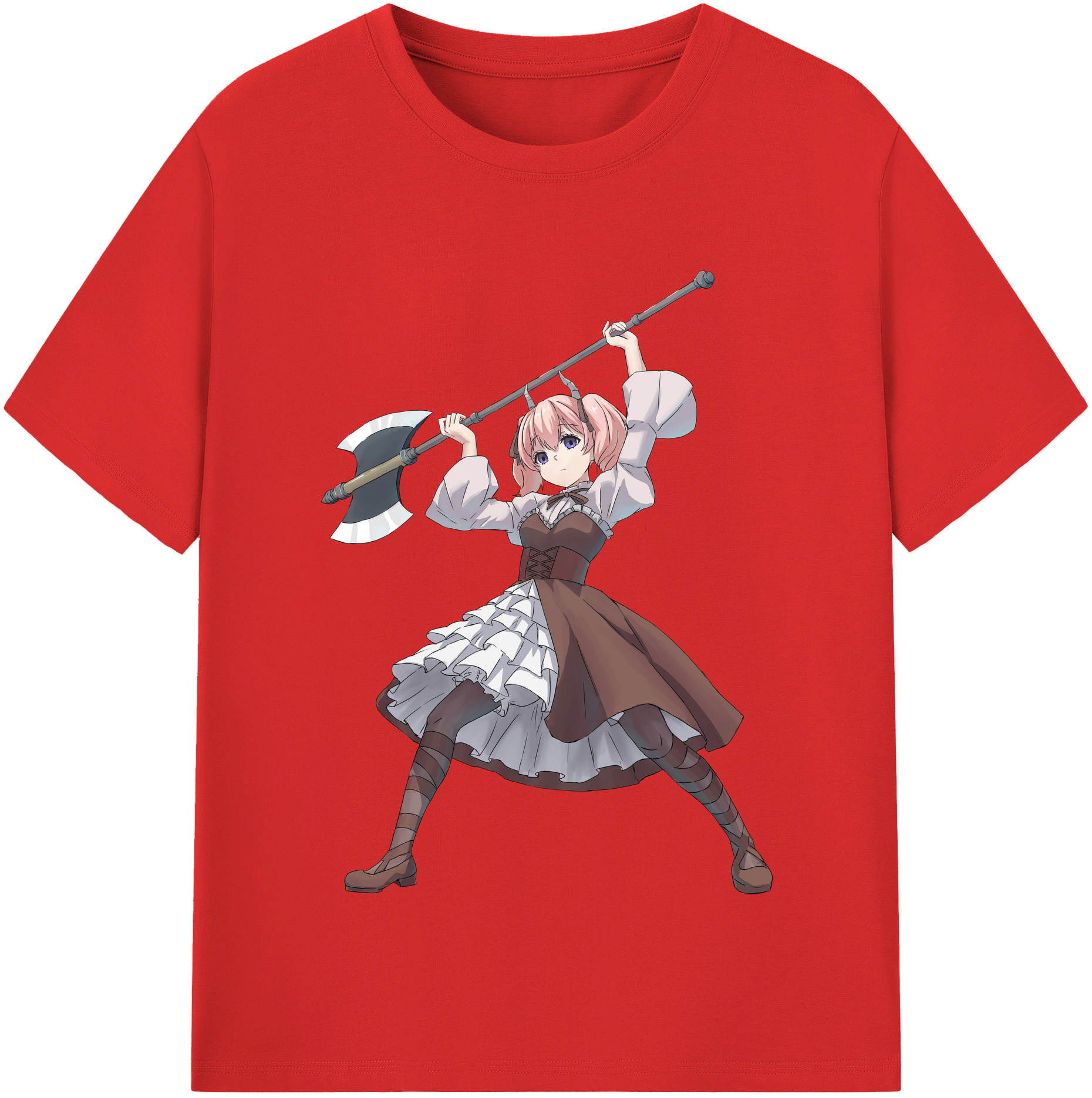 （画像用） 葬送のフリーレン Frieren 綿100％半袖Tシャツ（フロントプリント）