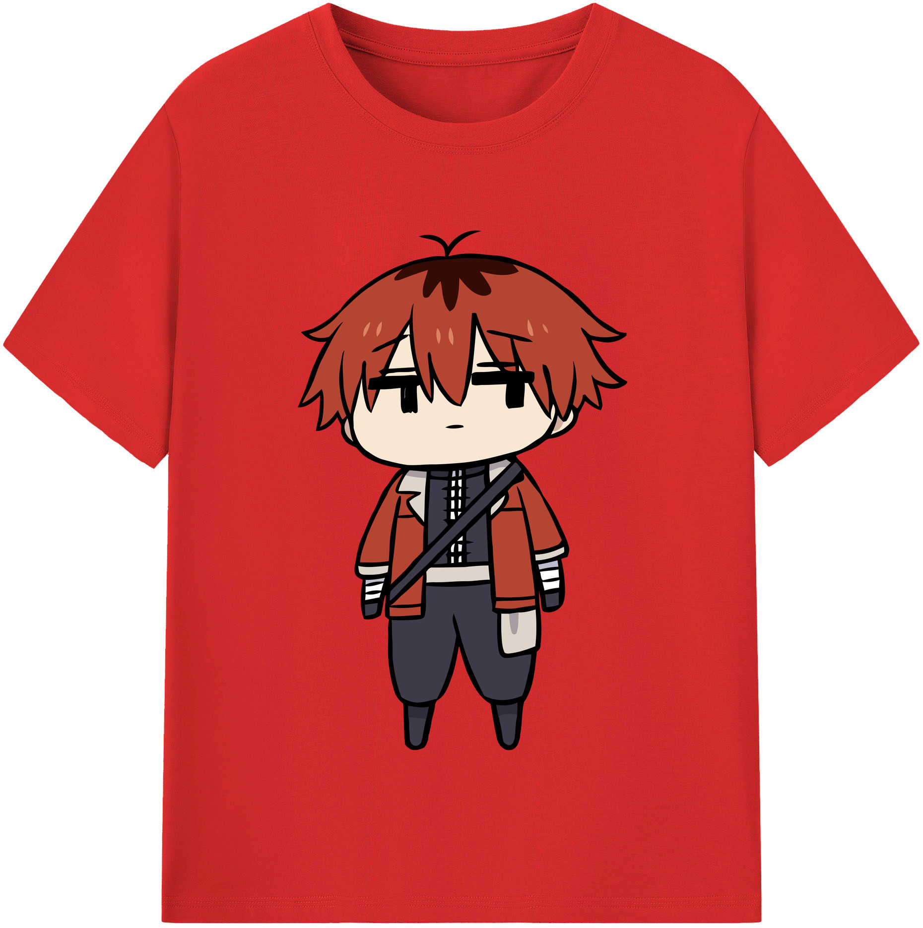 （画像用） 葬送のフリーレン Frieren 綿100％半袖Tシャツ（フロントプリント）