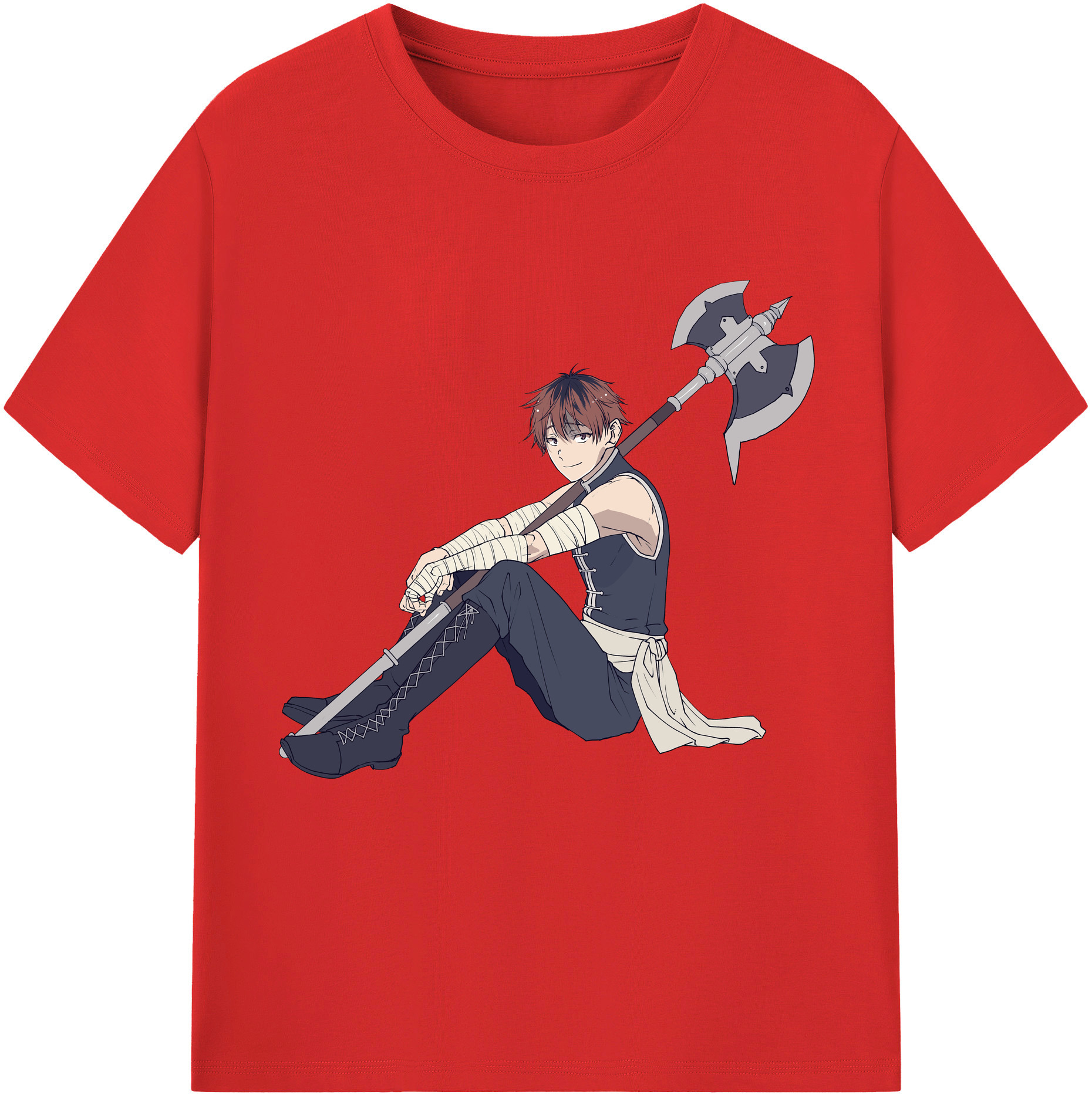 （画像用） 葬送のフリーレン Frieren 綿100％半袖Tシャツ（フロントプリント）