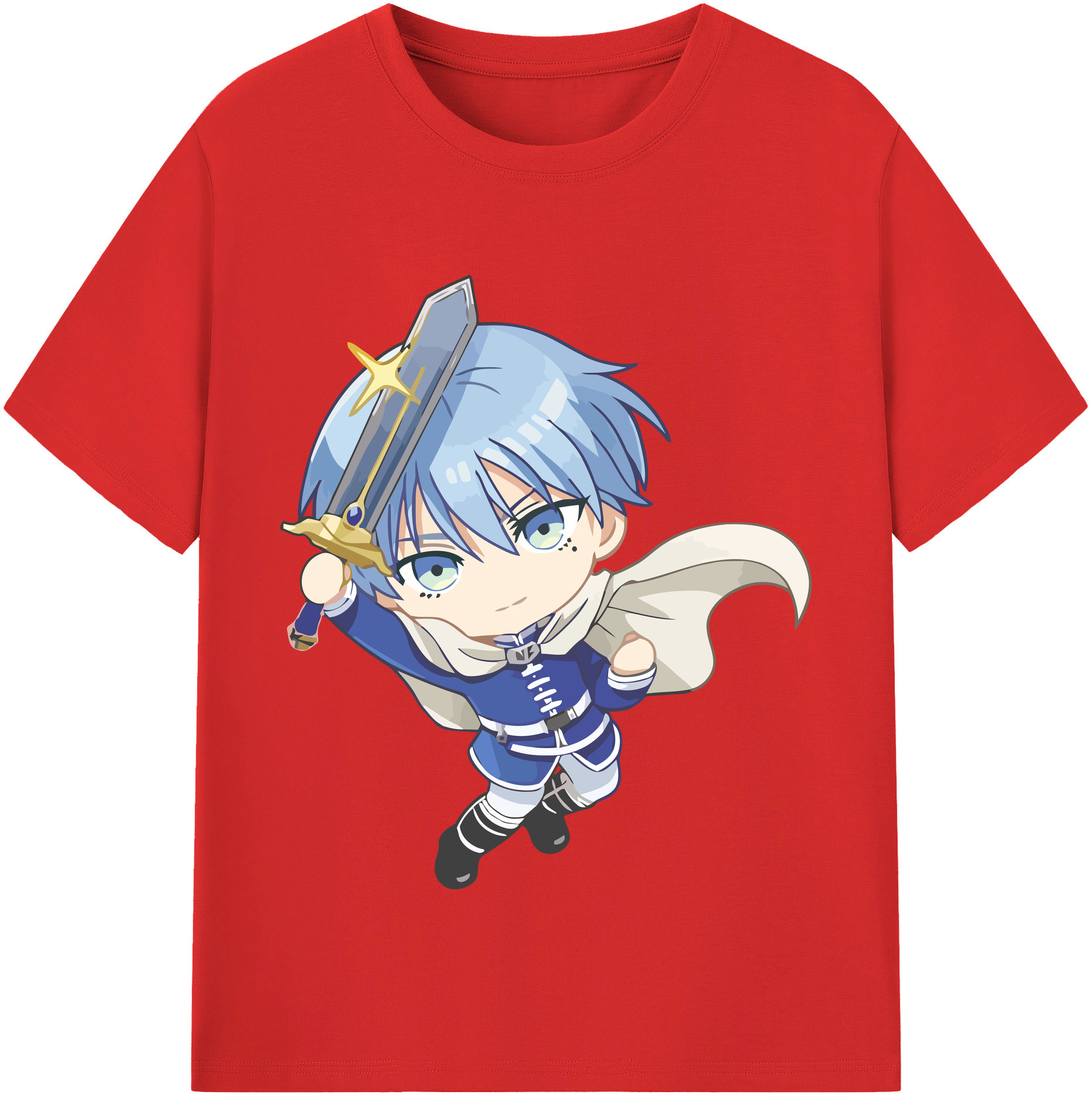 （画像用） 葬送のフリーレン Frieren 綿100％半袖Tシャツ（フロントプリント）