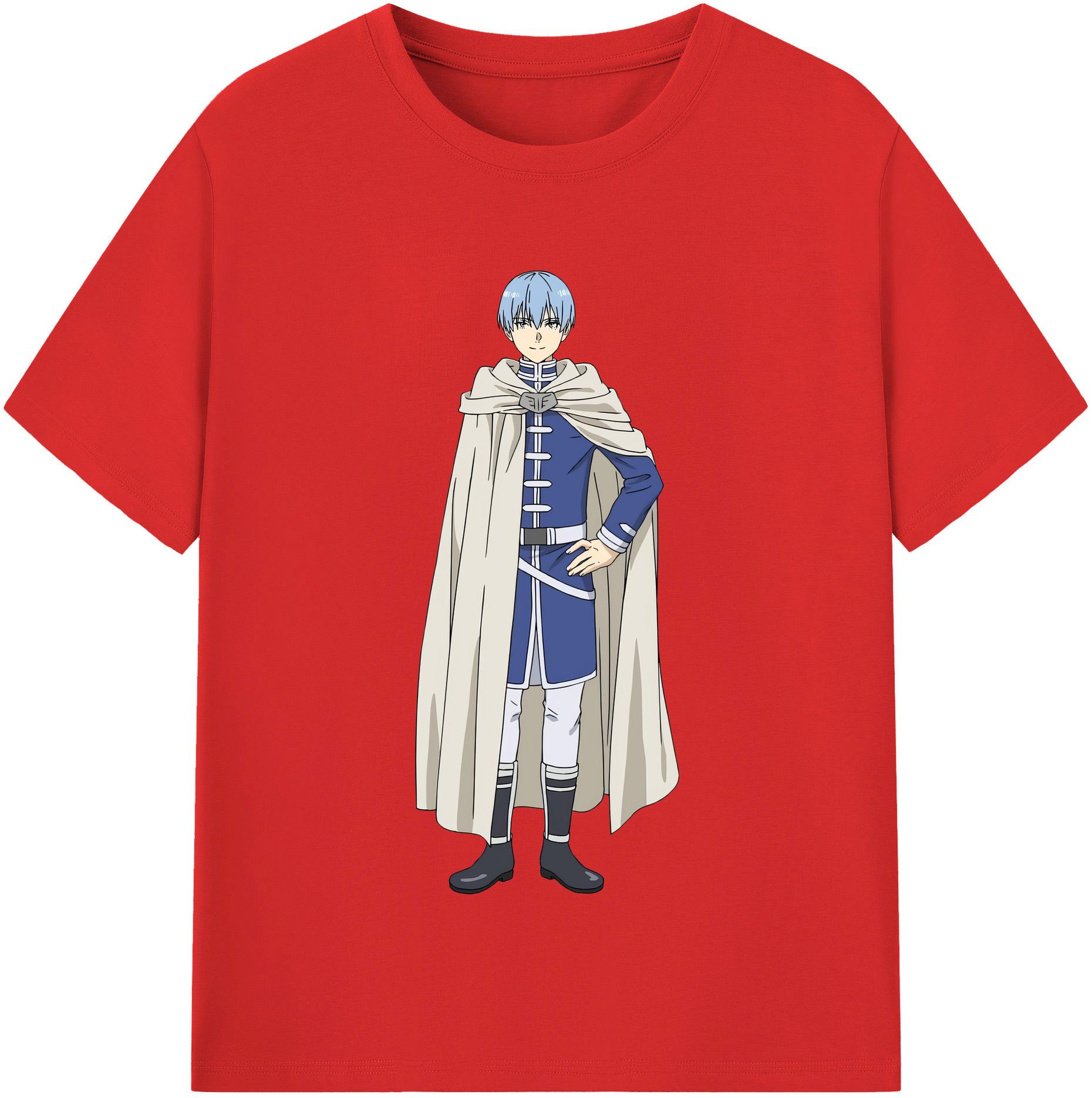 （画像用） 葬送のフリーレン Frieren 綿100％半袖Tシャツ（フロントプリント）