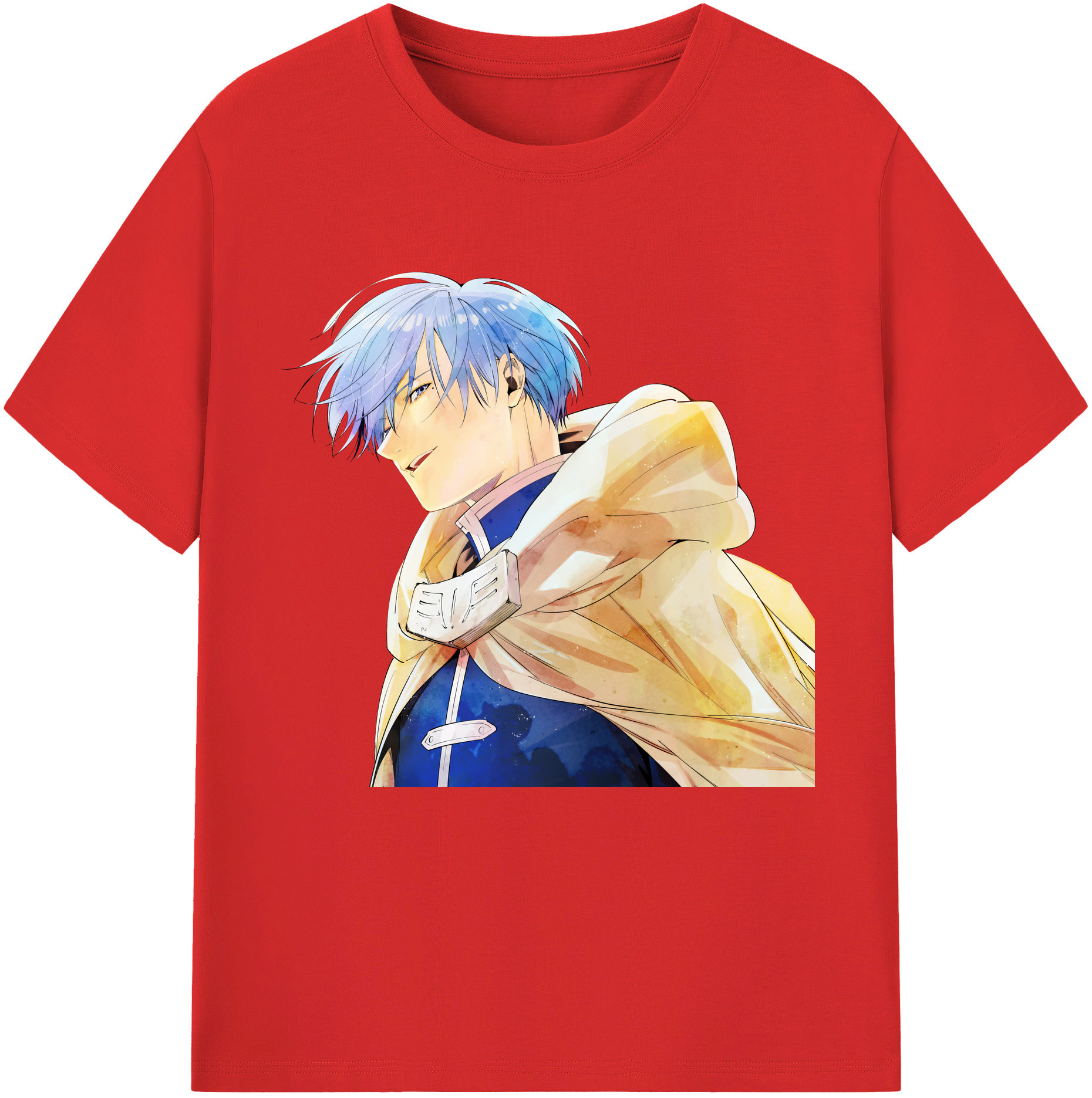 （画像用） 葬送のフリーレン Frieren 綿100％半袖Tシャツ（フロントプリント）