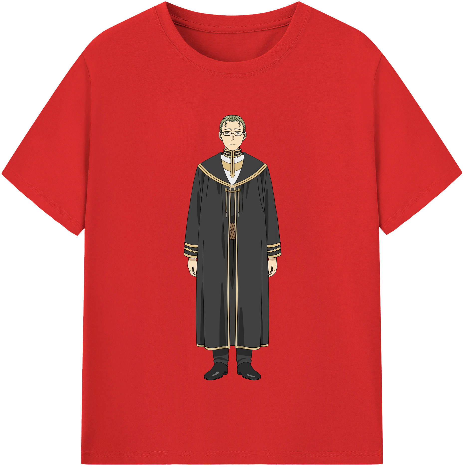 （画像用） 葬送のフリーレン Frieren 綿100％半袖Tシャツ（フロントプリント）