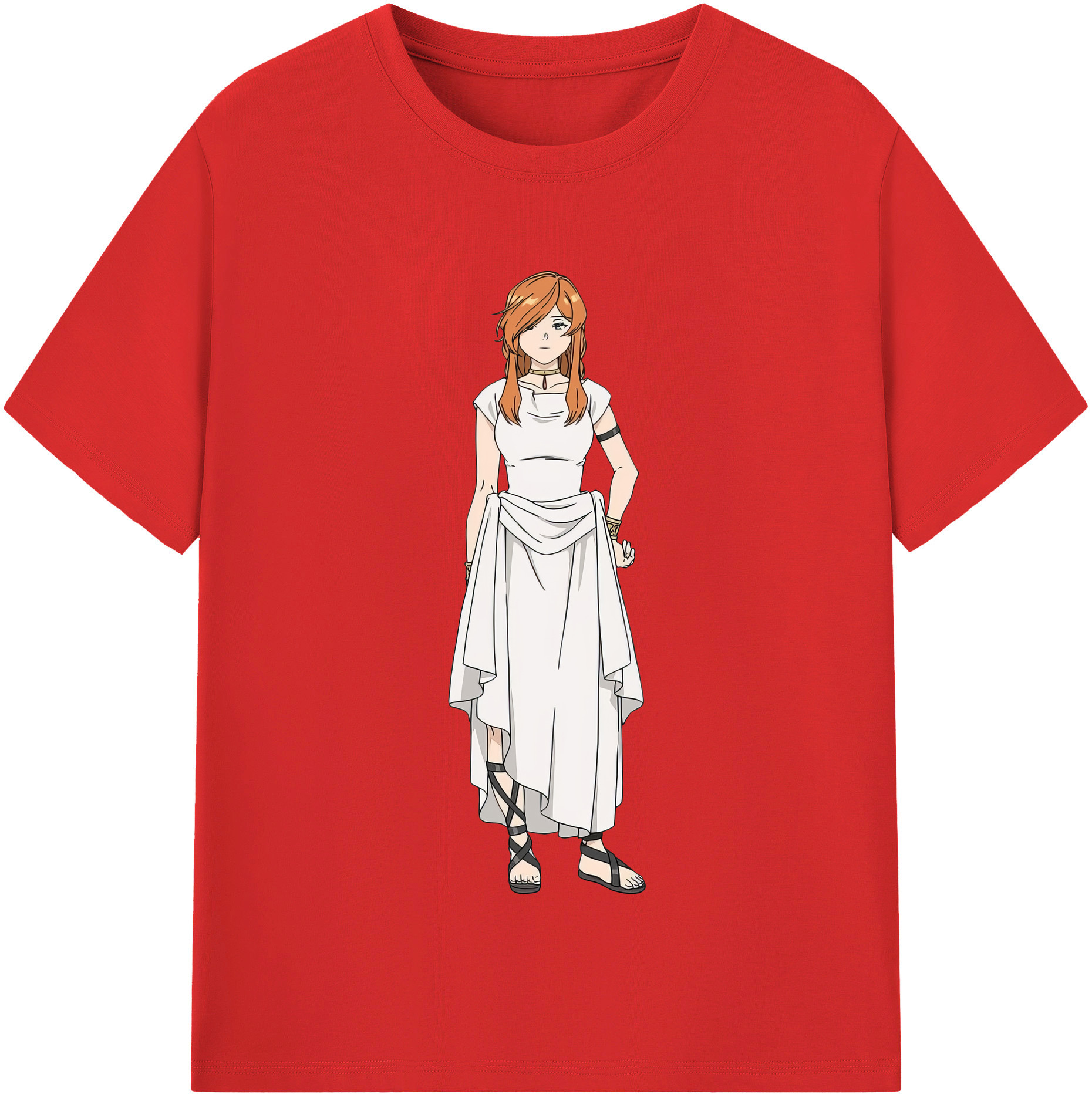 （画像用） 葬送のフリーレン Frieren 綿100％半袖Tシャツ（フロントプリント）