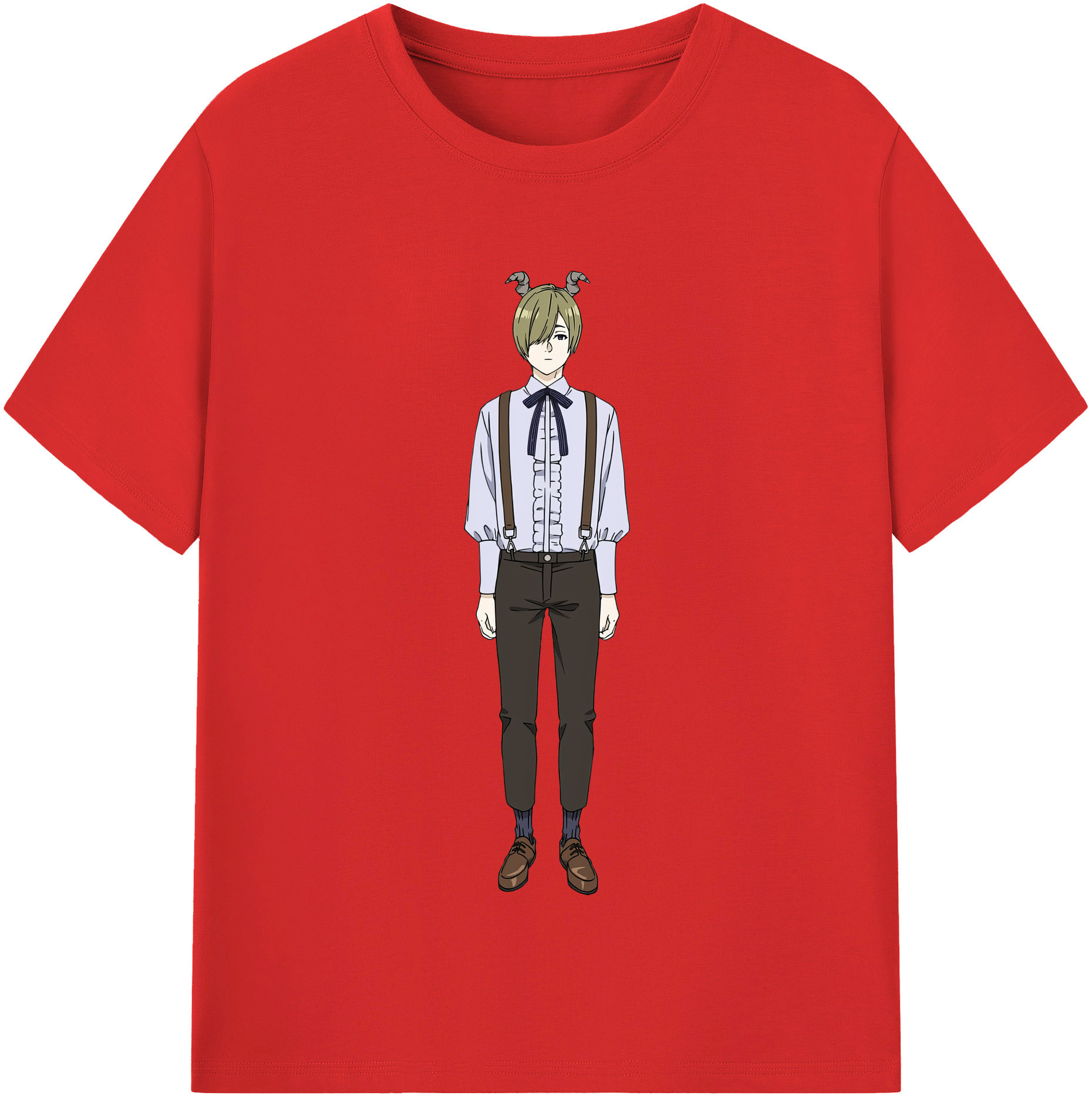 （画像用） 葬送のフリーレン Frieren 綿100％半袖Tシャツ（フロントプリント）