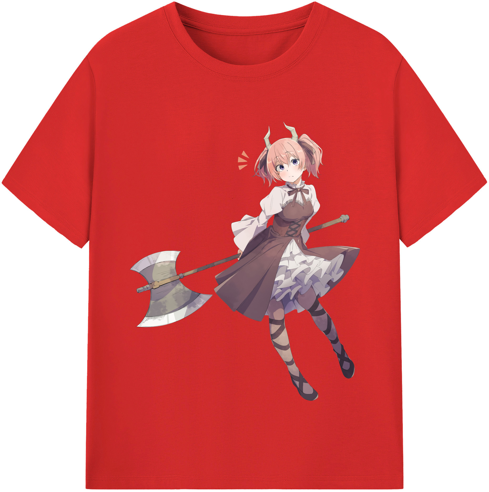 （画像用） 葬送のフリーレン Frieren 綿100％半袖Tシャツ（フロントプリント）