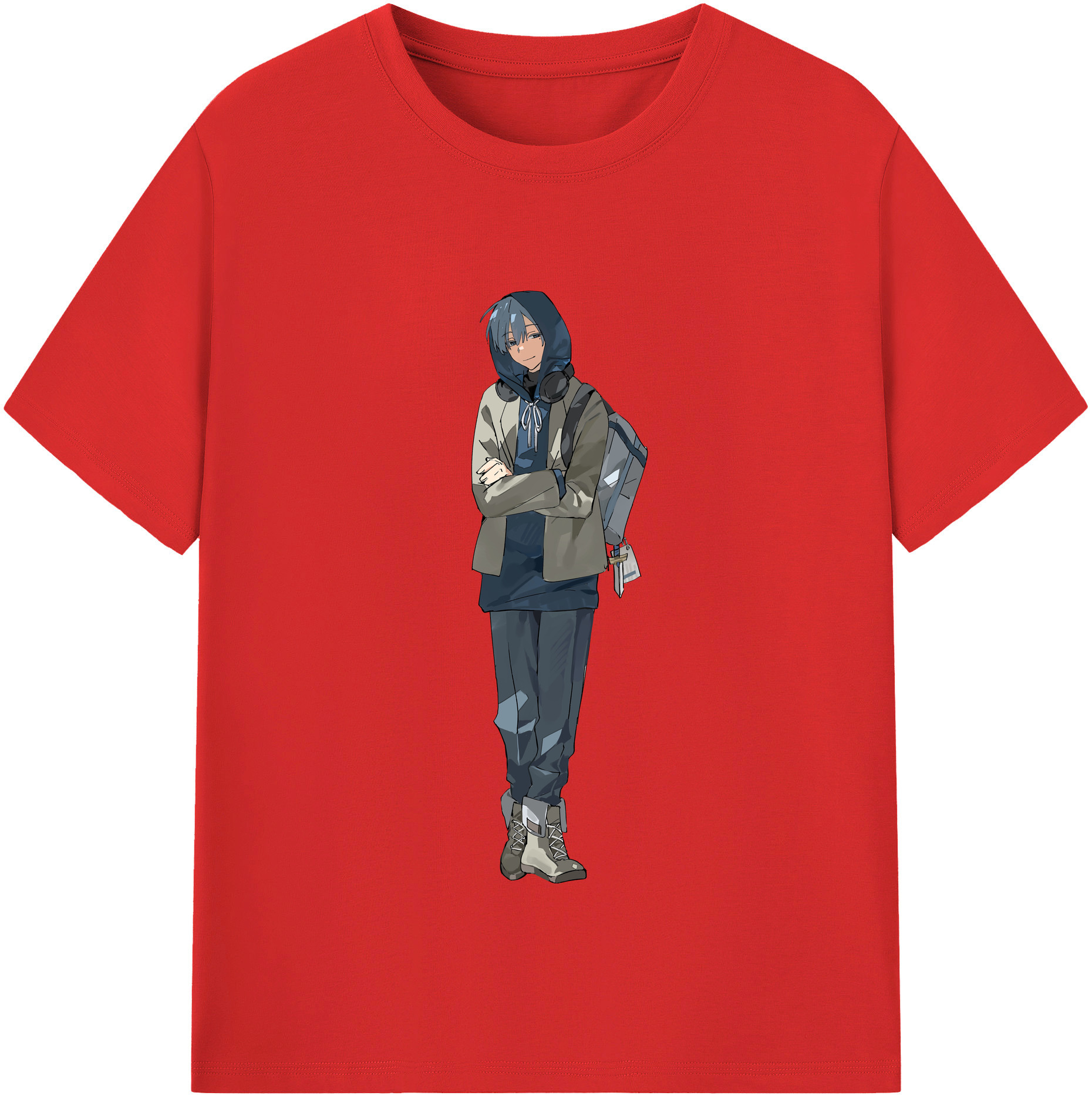 （画像用） 葬送のフリーレン Frieren 綿100％半袖Tシャツ（フロントプリント）