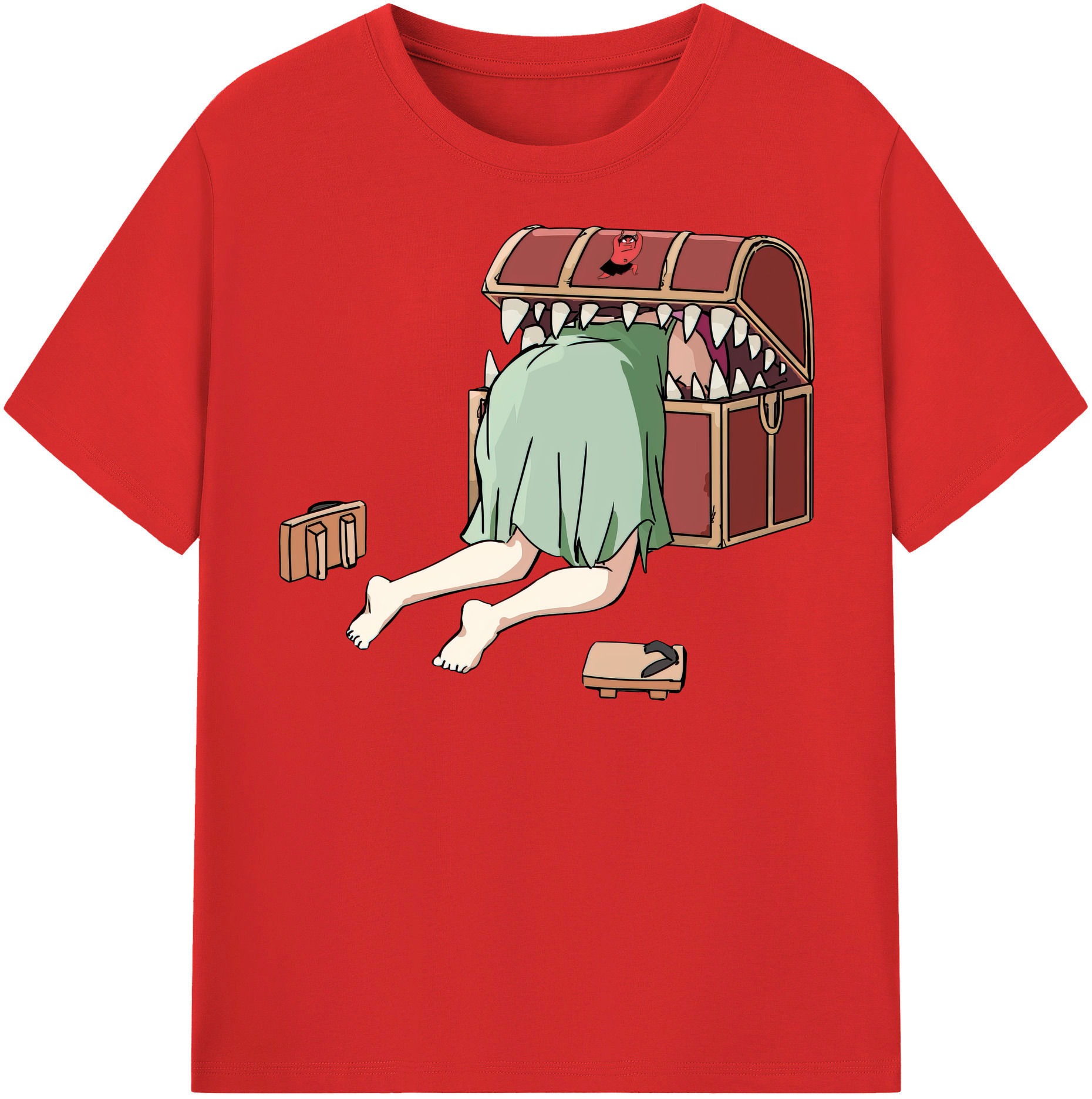 （画像用） 葬送のフリーレン Frieren 綿100％半袖Tシャツ（フロントプリント）