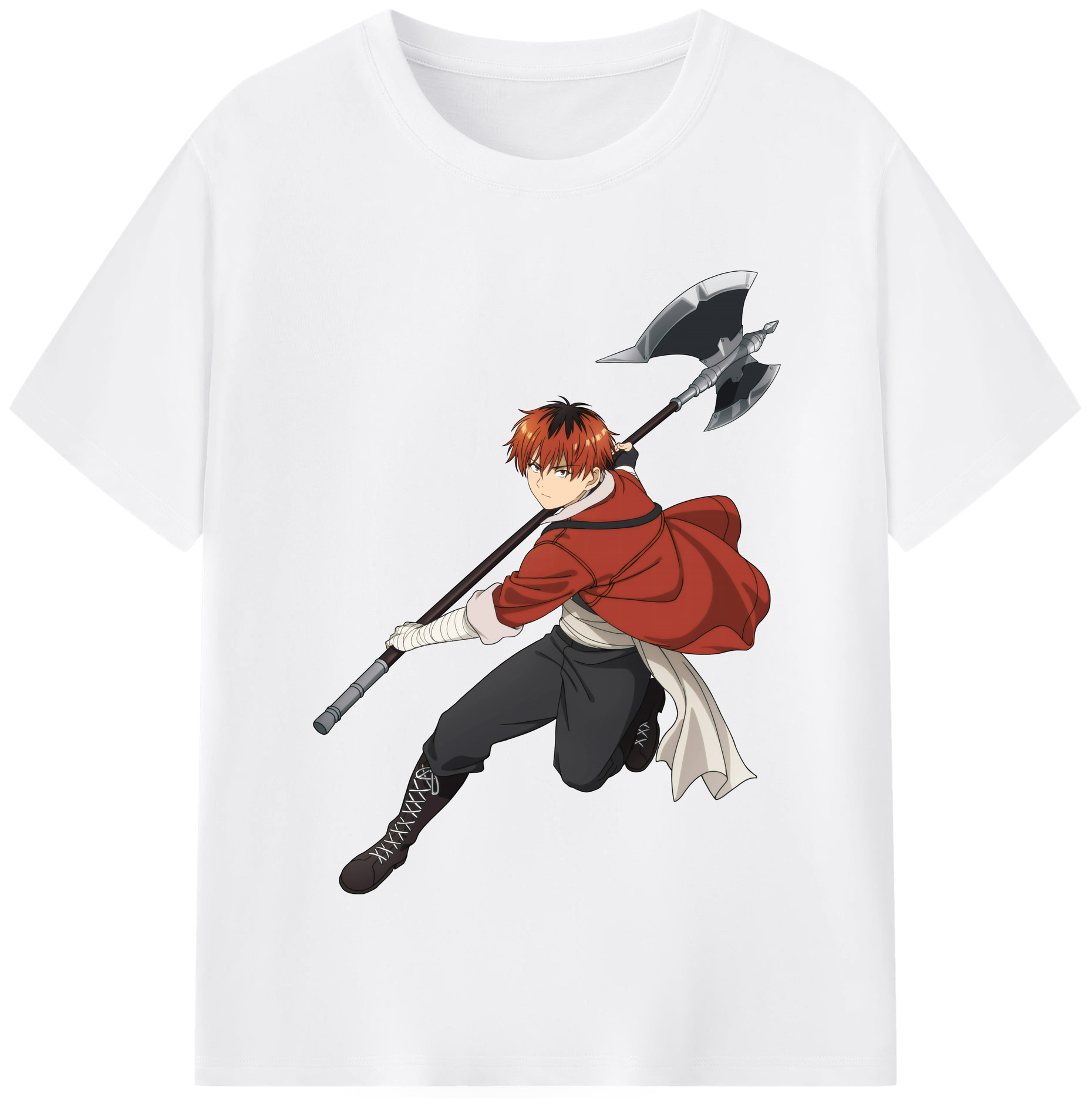 （画像用） 葬送のフリーレン Frieren 綿100％半袖Tシャツ（フロントプリント）