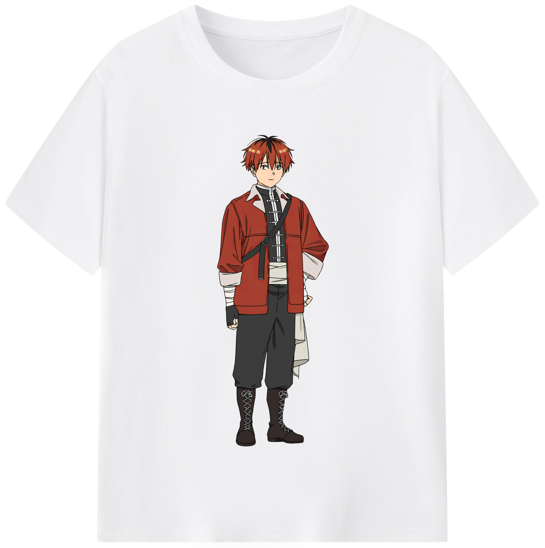 （画像用） 葬送のフリーレン Frieren 綿100％半袖Tシャツ（フロントプリント）