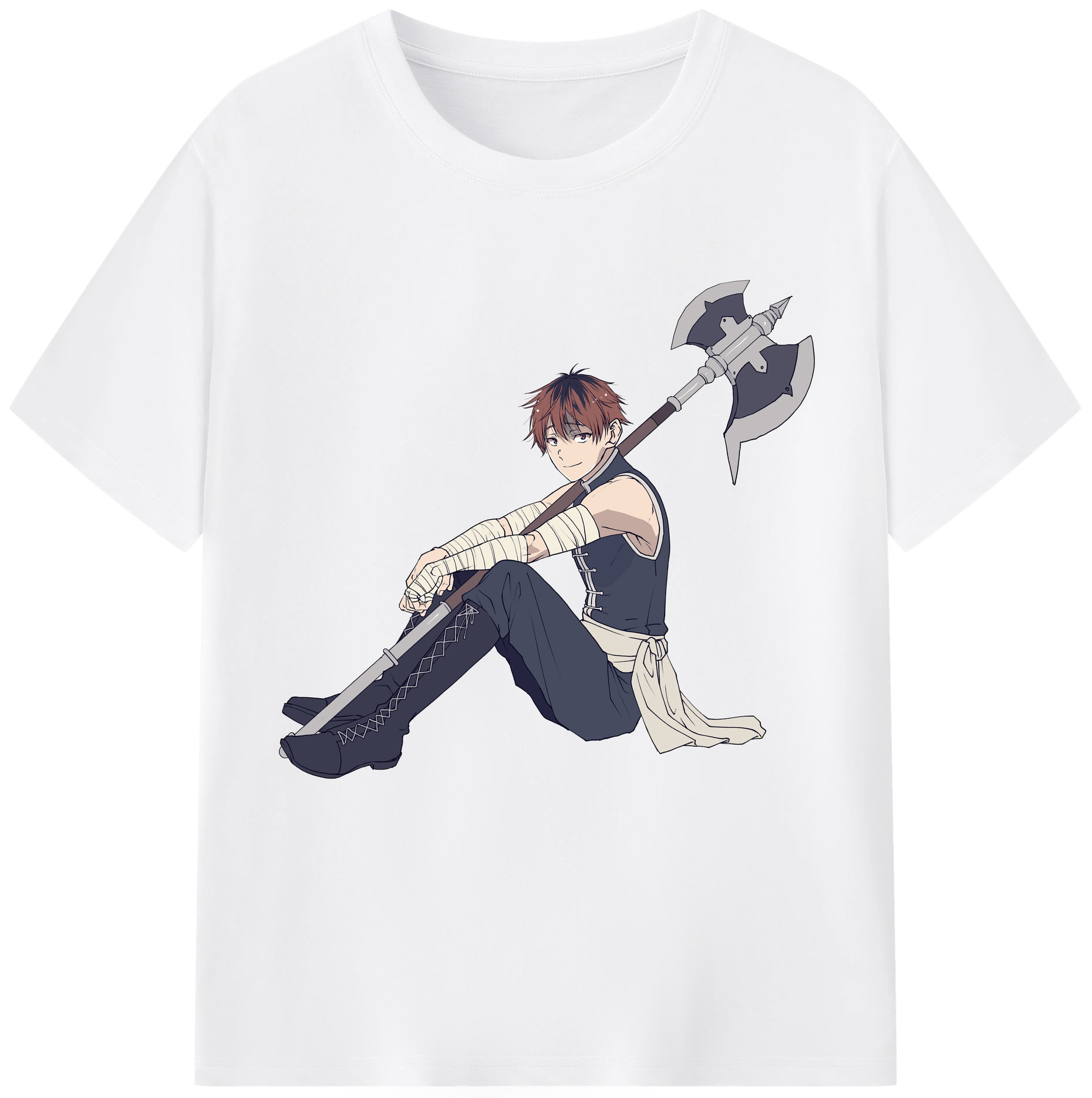 （画像用） 葬送のフリーレン Frieren 綿100％半袖Tシャツ（フロントプリント）