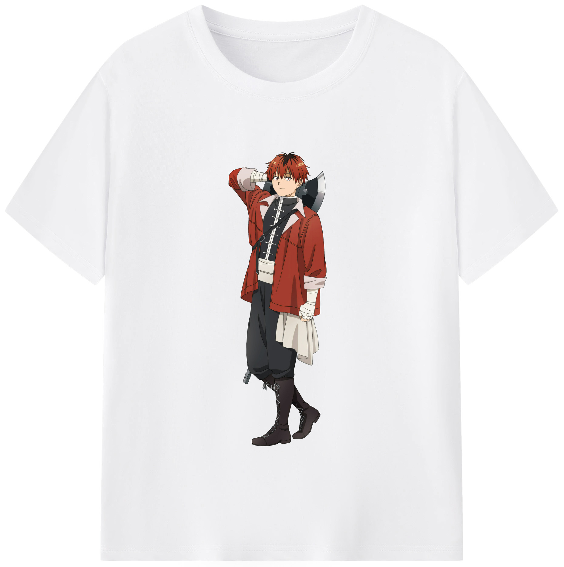 （画像用） 葬送のフリーレン Frieren 綿100％半袖Tシャツ（フロントプリント）