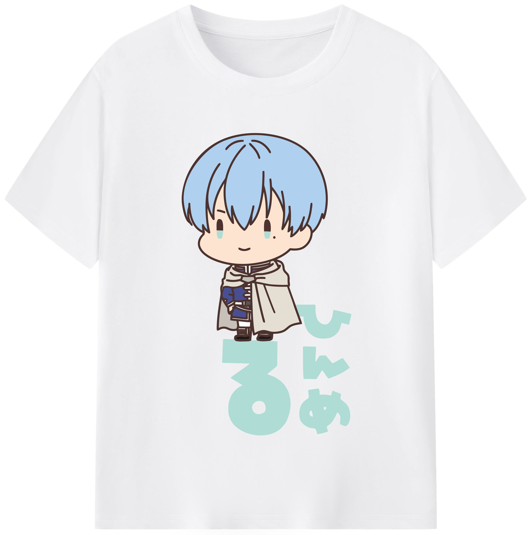 （画像用） 葬送のフリーレン Frieren 綿100％半袖Tシャツ（フロントプリント）