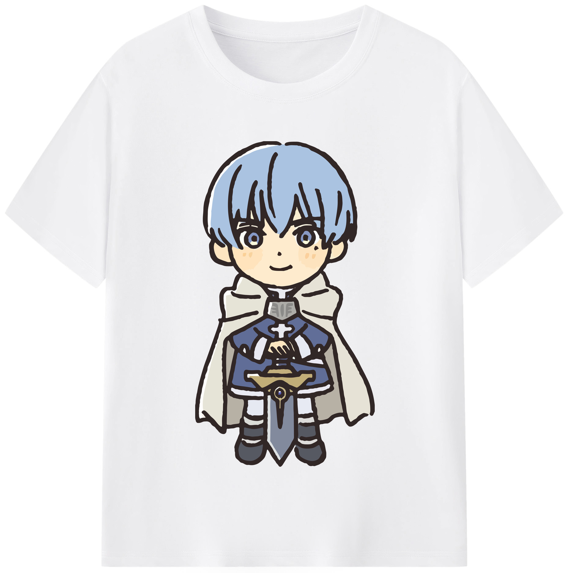 （画像用） 葬送のフリーレン Frieren 綿100％半袖Tシャツ（フロントプリント）