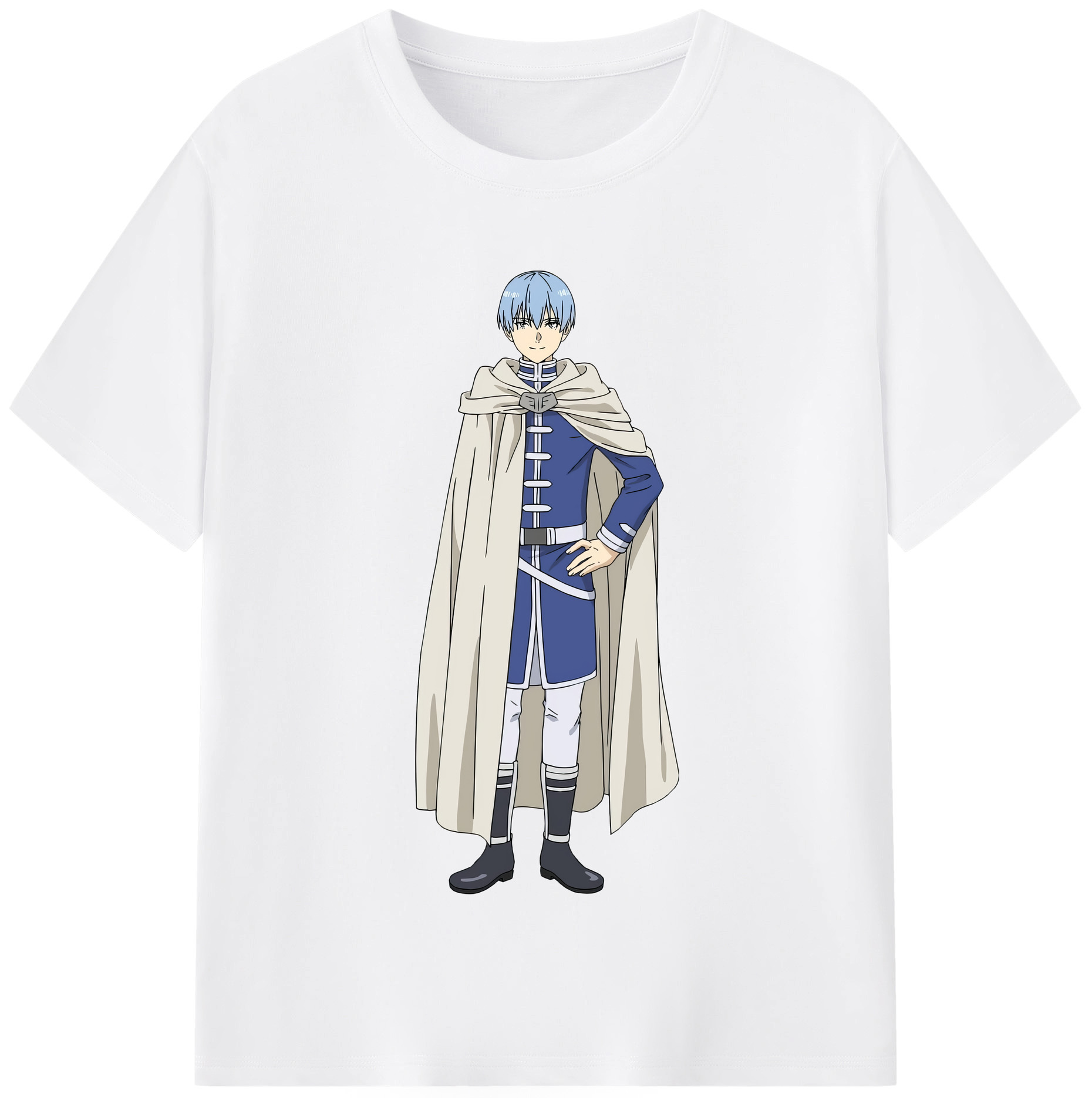 （画像用） 葬送のフリーレン Frieren 綿100％半袖Tシャツ（フロントプリント）