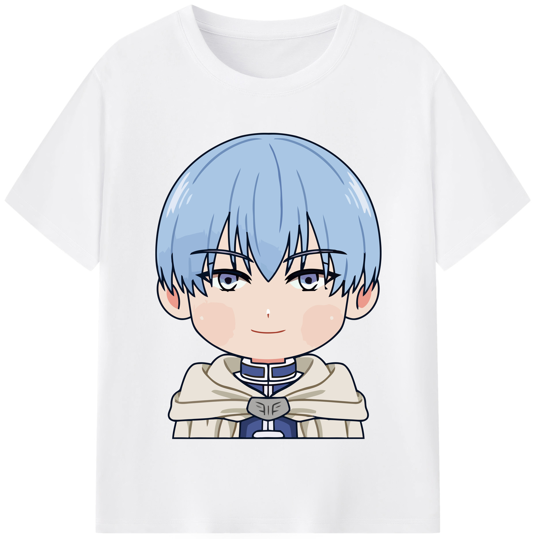 （画像用） 葬送のフリーレン Frieren 綿100％半袖Tシャツ（フロントプリント）