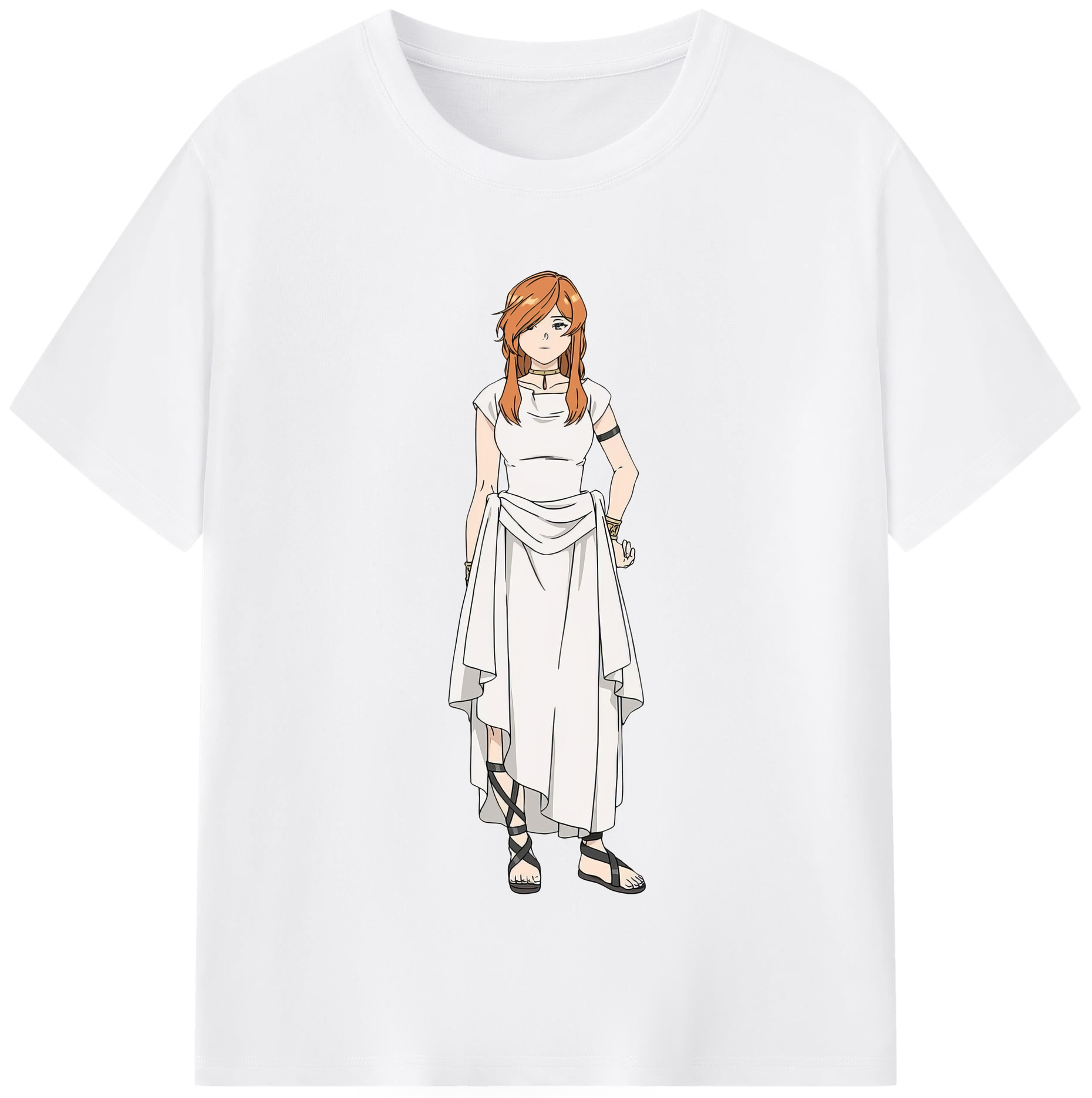 （画像用） 葬送のフリーレン Frieren 綿100％半袖Tシャツ（フロントプリント）