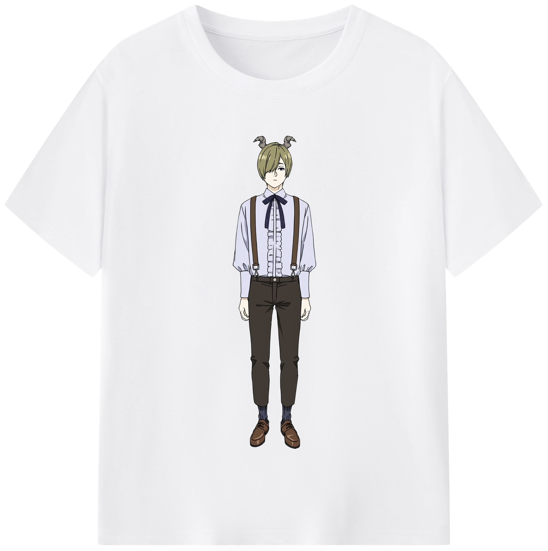 （画像用） 葬送のフリーレン Frieren 綿100％半袖Tシャツ（フロントプリント）