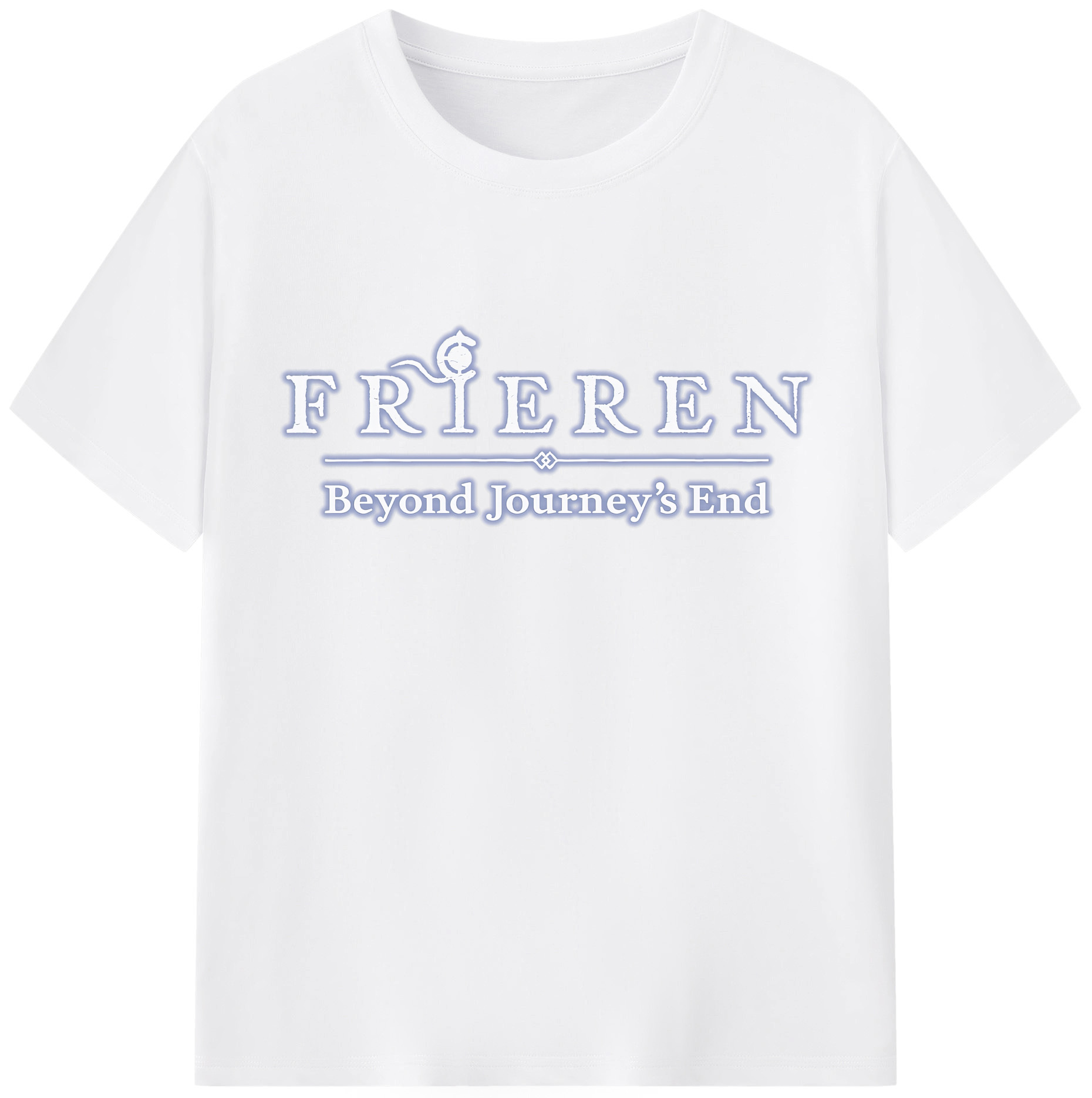 （画像用） 葬送のフリーレン Frieren 綿100％半袖Tシャツ（フロントプリント）