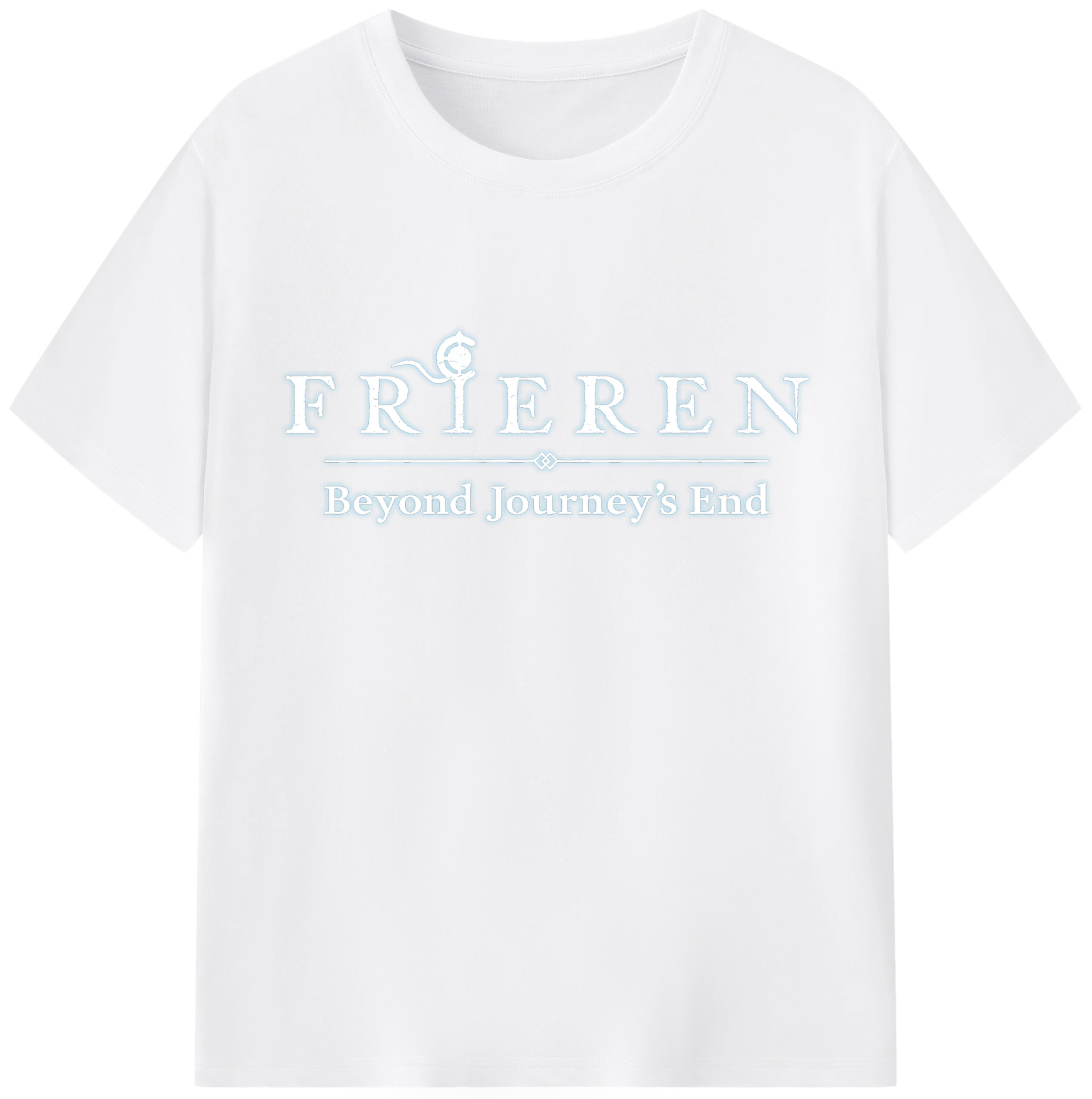 （画像用） 葬送のフリーレン Frieren 綿100％半袖Tシャツ（フロントプリント）