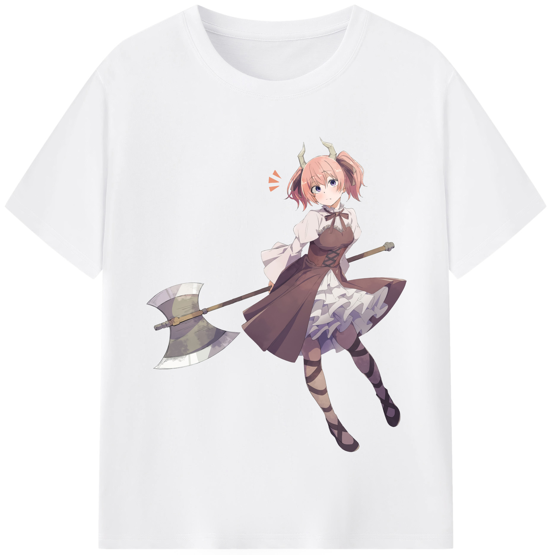 （画像用） 葬送のフリーレン Frieren 綿100％半袖Tシャツ（フロントプリント）