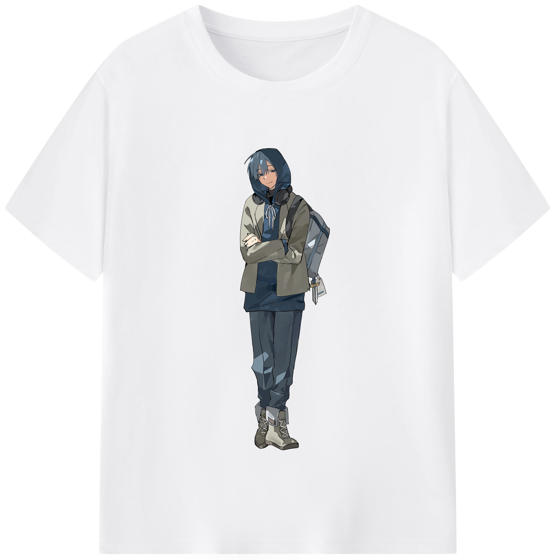 （画像用） 葬送のフリーレン Frieren 綿100％半袖Tシャツ（フロントプリント）