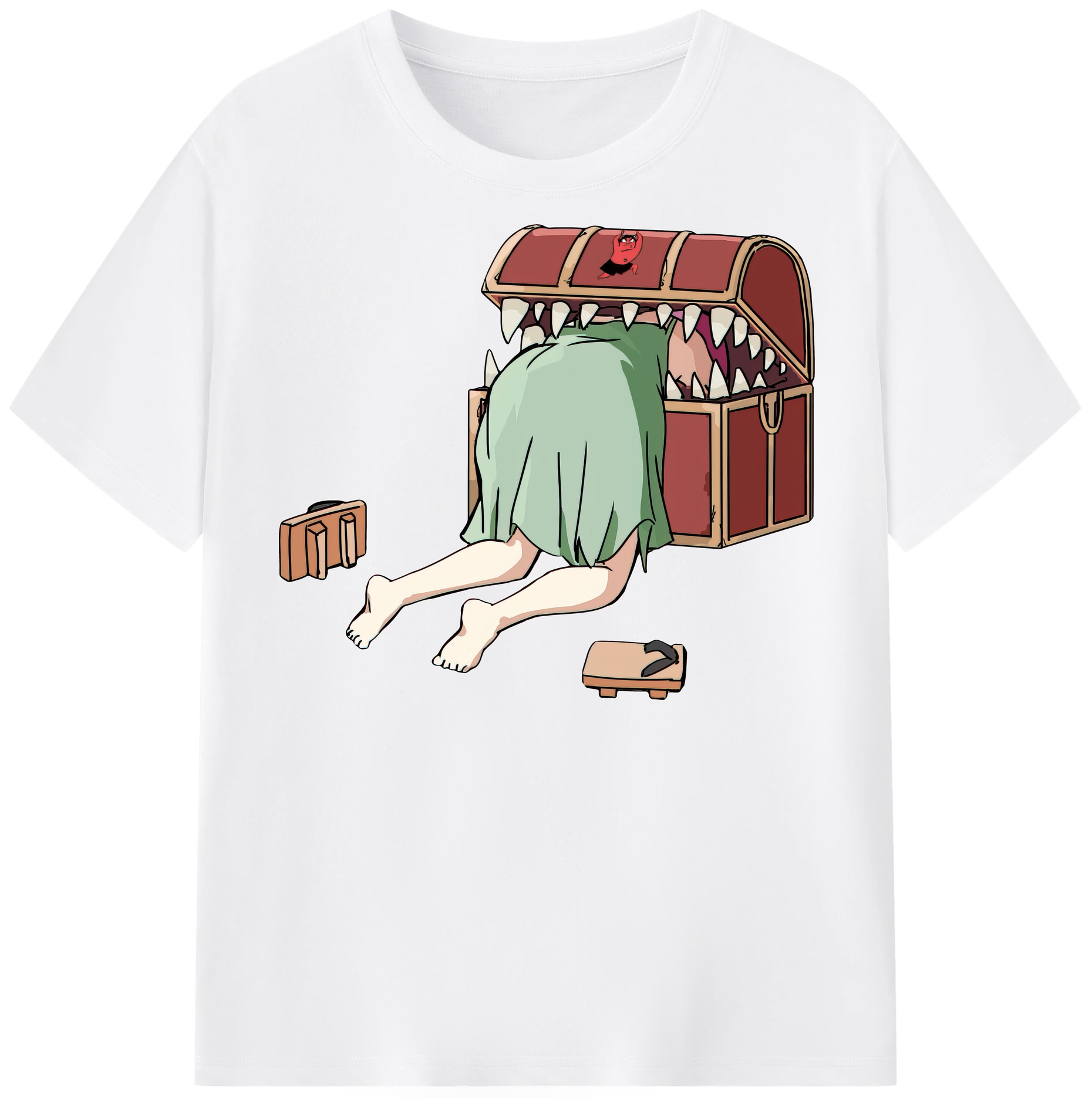 （画像用） 葬送のフリーレン Frieren 綿100％半袖Tシャツ（フロントプリント）
