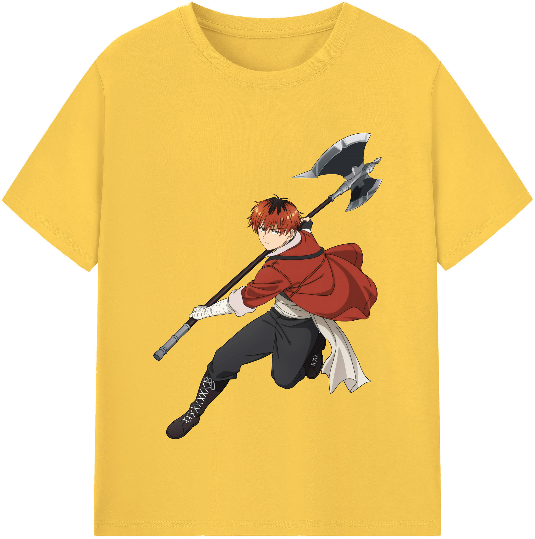 （画像用） 葬送のフリーレン Frieren 綿100％半袖Tシャツ（フロントプリント）