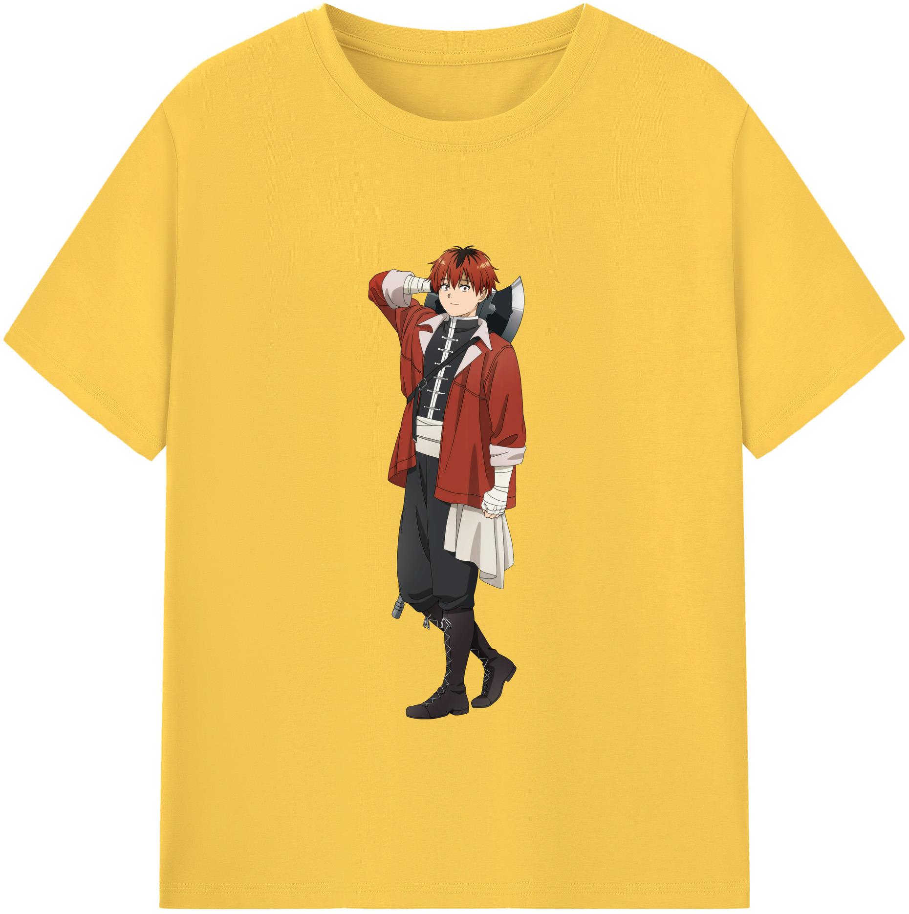 （画像用） 葬送のフリーレン Frieren 綿100％半袖Tシャツ（フロントプリント）