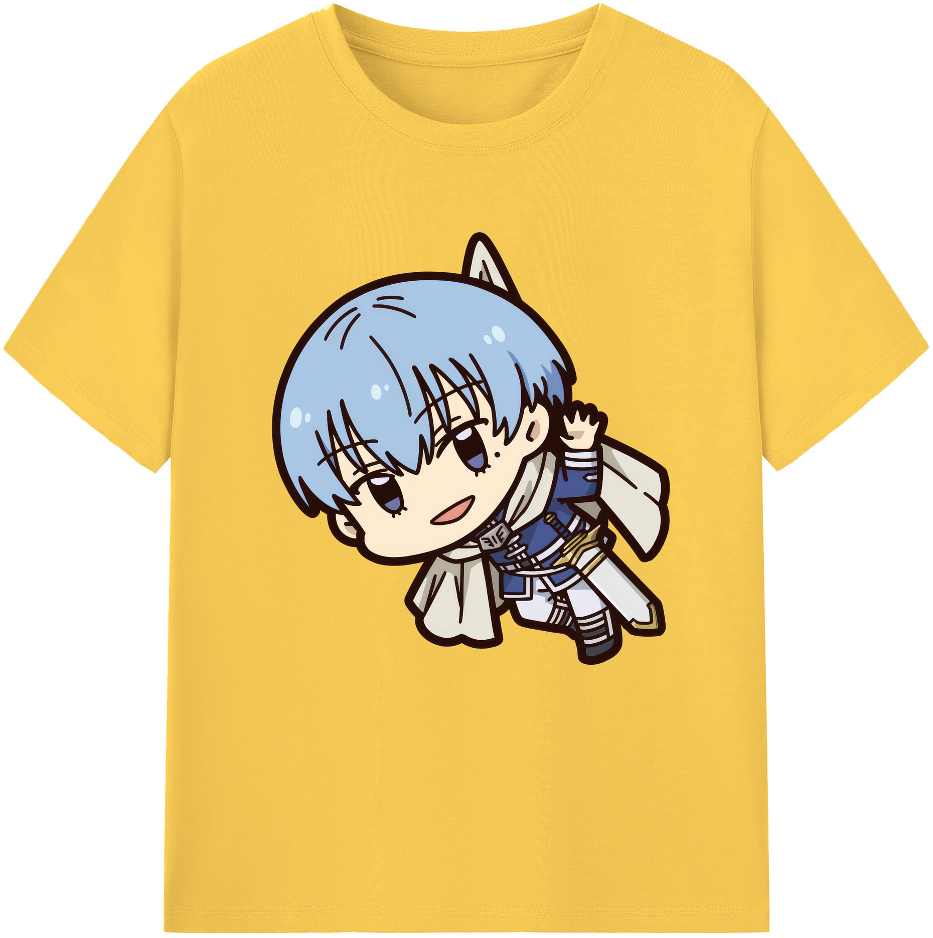 （画像用） 葬送のフリーレン Frieren 綿100％半袖Tシャツ（フロントプリント）