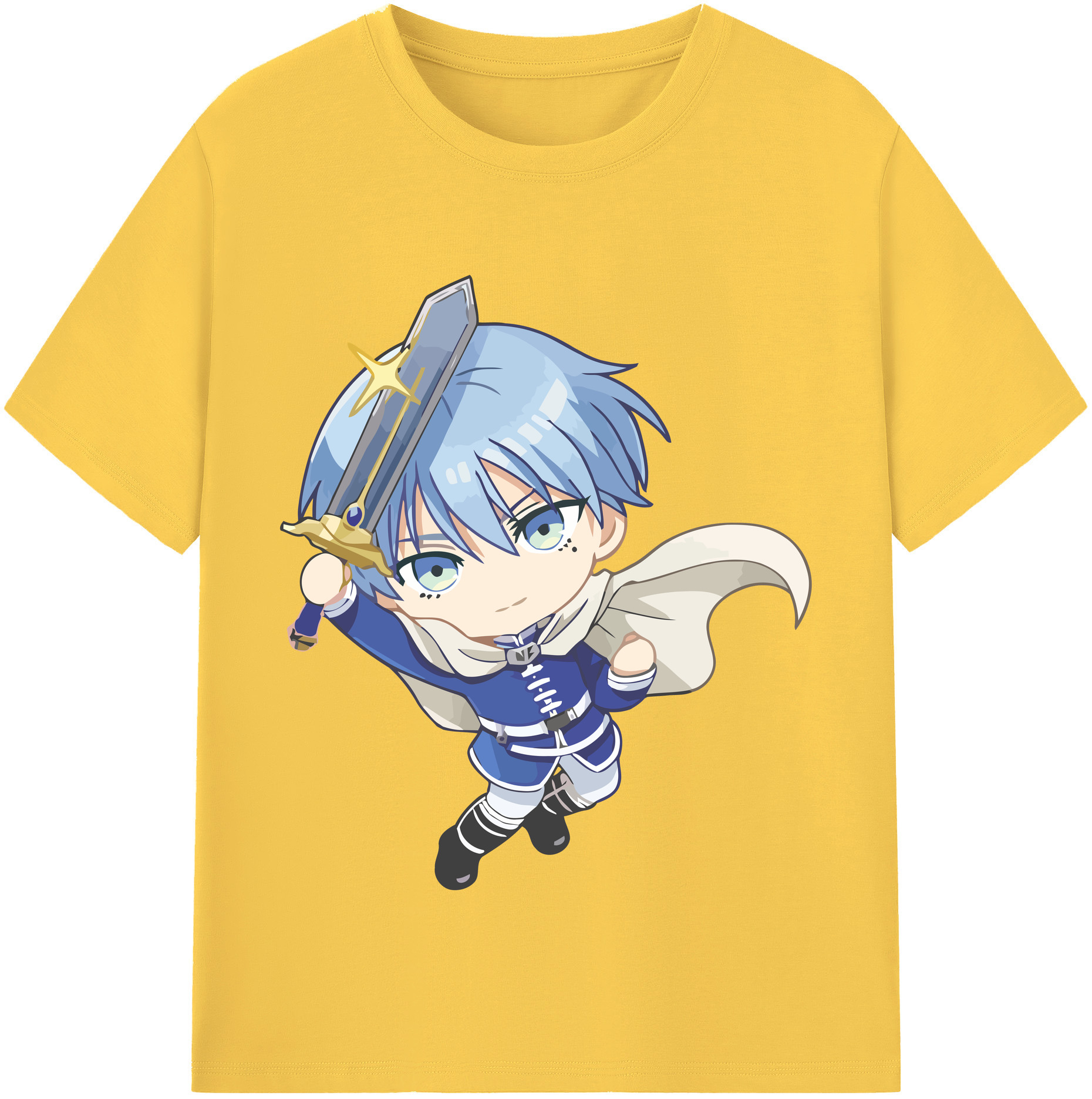 （画像用） 葬送のフリーレン Frieren 綿100％半袖Tシャツ（フロントプリント）