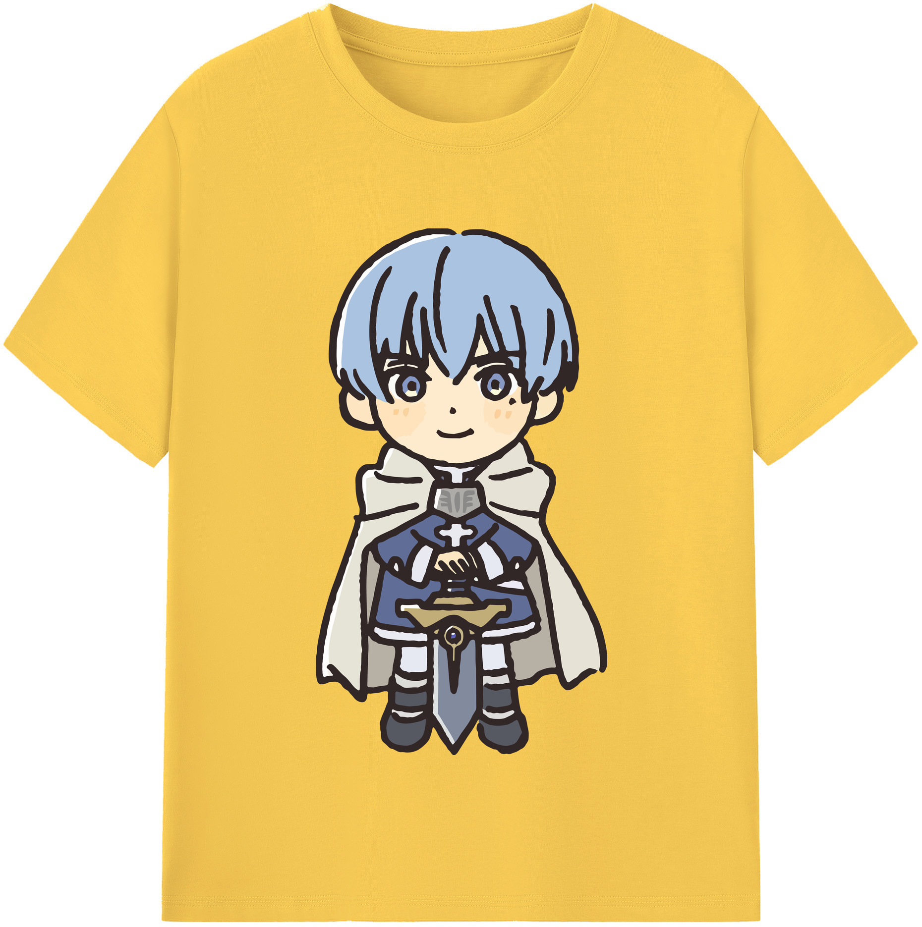 （画像用） 葬送のフリーレン Frieren 綿100％半袖Tシャツ（フロントプリント）