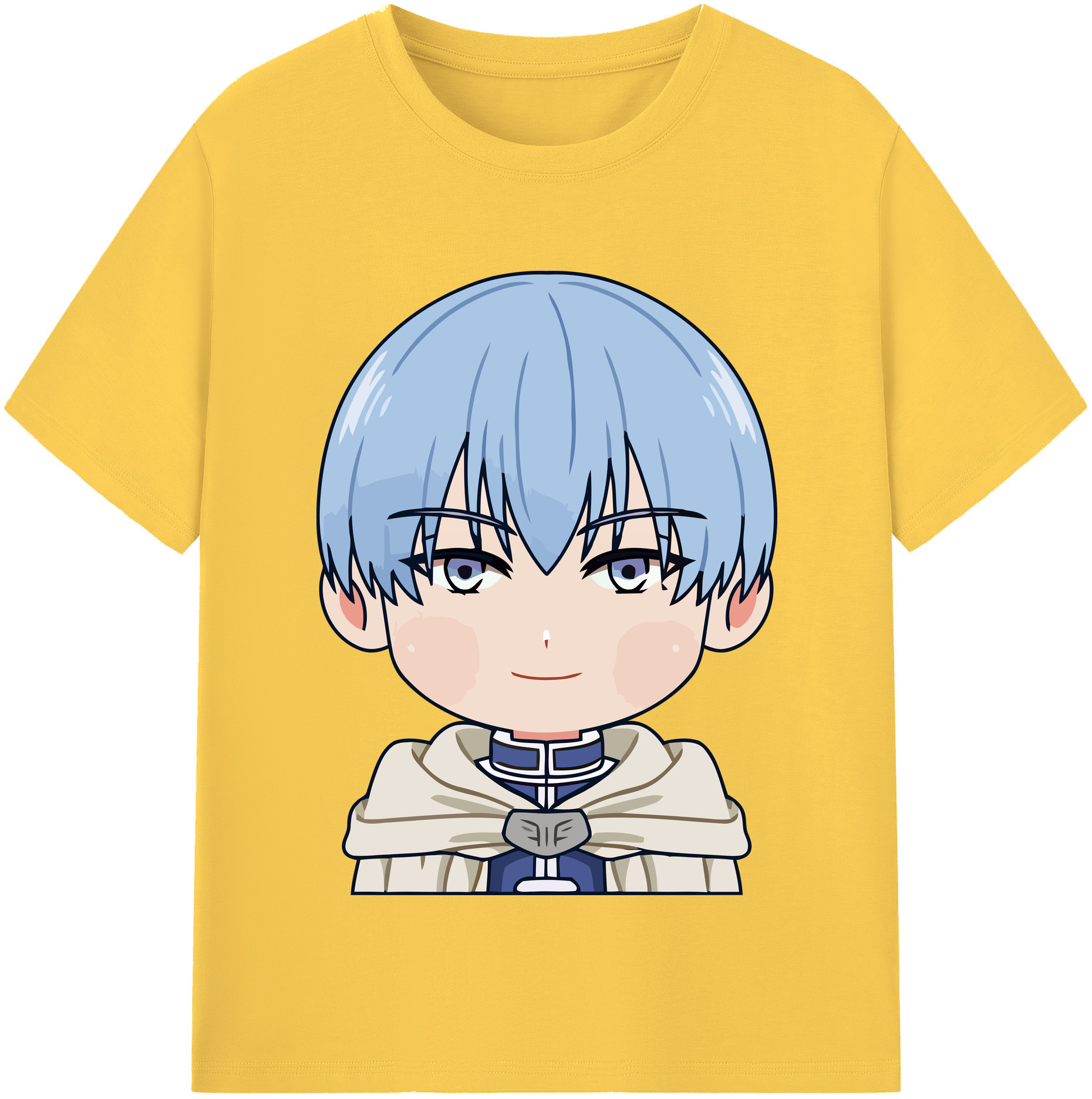 （画像用） 葬送のフリーレン Frieren 綿100％半袖Tシャツ（フロントプリント）