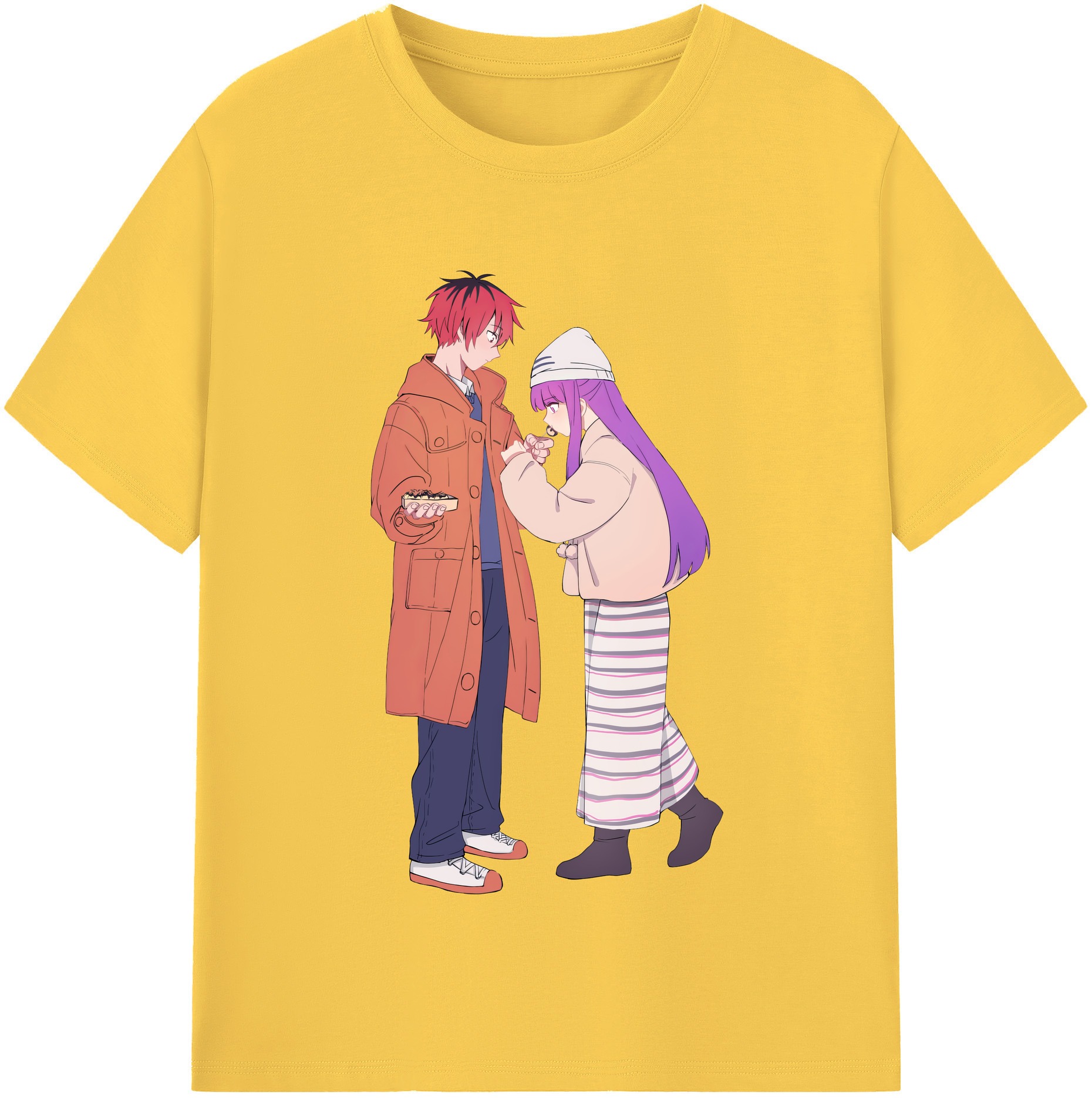 （画像用） 葬送のフリーレン Frieren 綿100％半袖Tシャツ（フロントプリント）