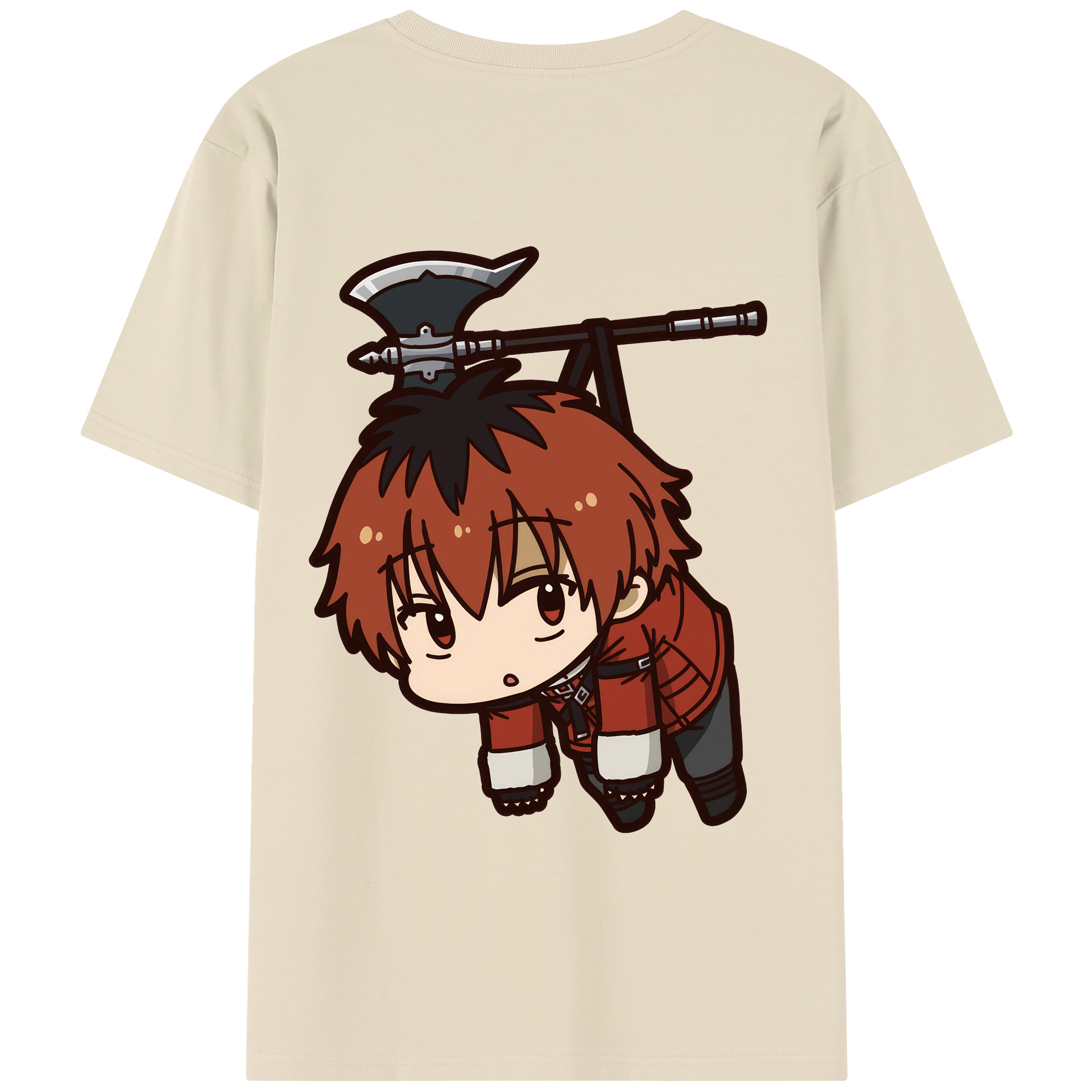 （画像用） 葬送のフリーレン Frieren 綿100％半袖Tシャツ（背面プリント）