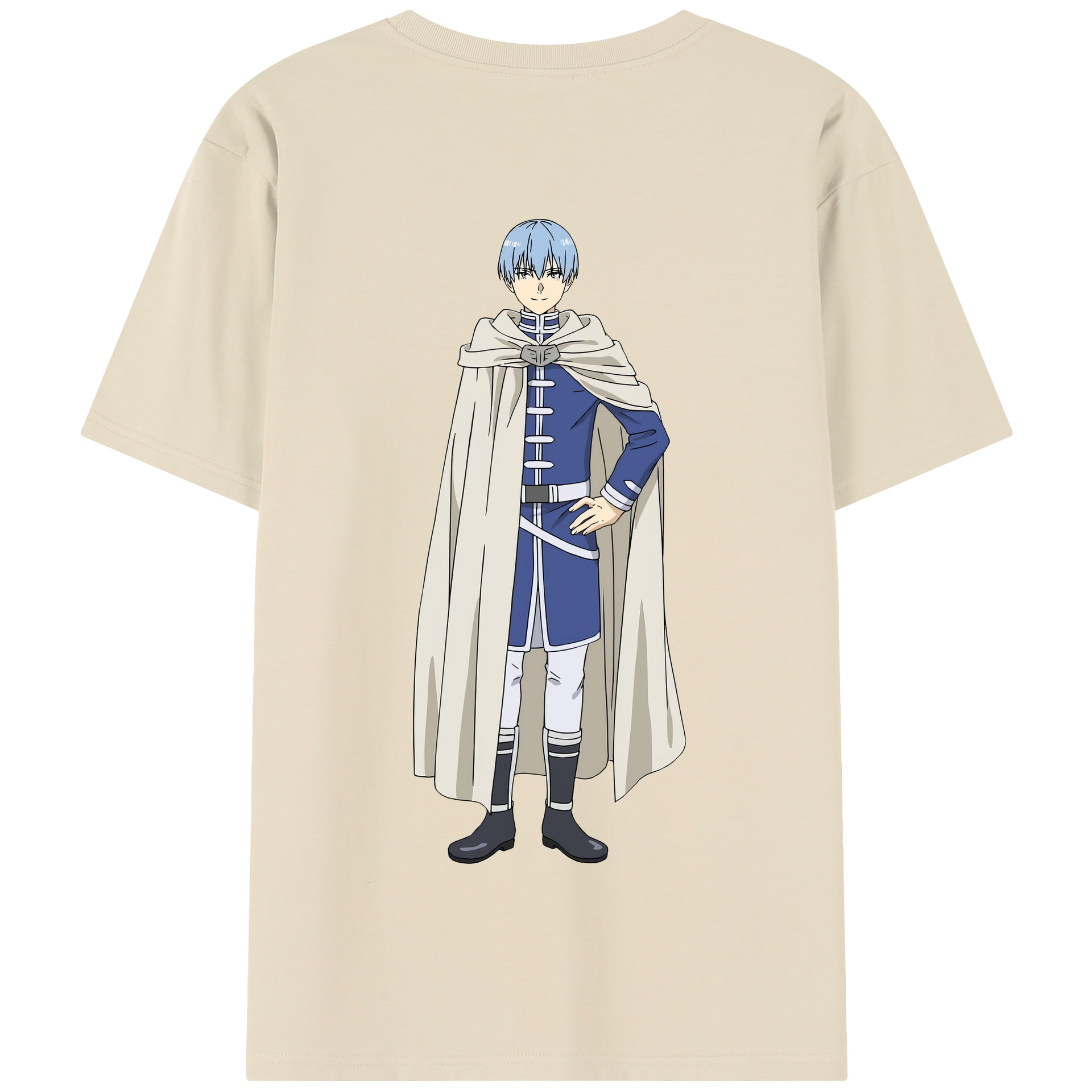 （画像用） 葬送のフリーレン Frieren 綿100％半袖Tシャツ（背面プリント）