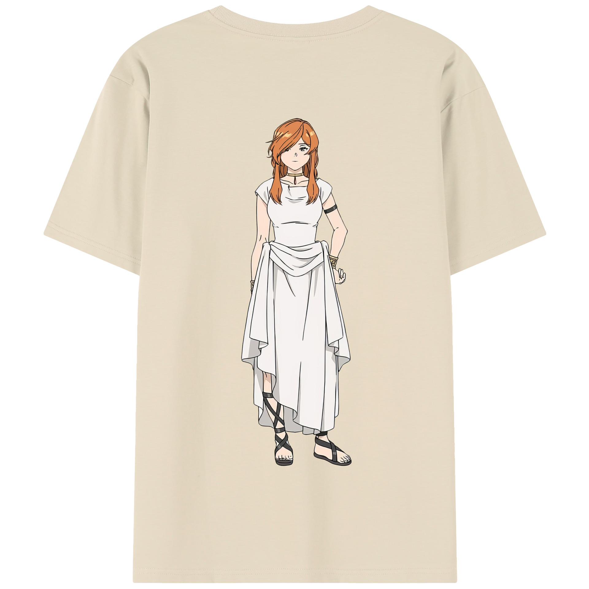 （画像用） 葬送のフリーレン Frieren 綿100％半袖Tシャツ（背面プリント）