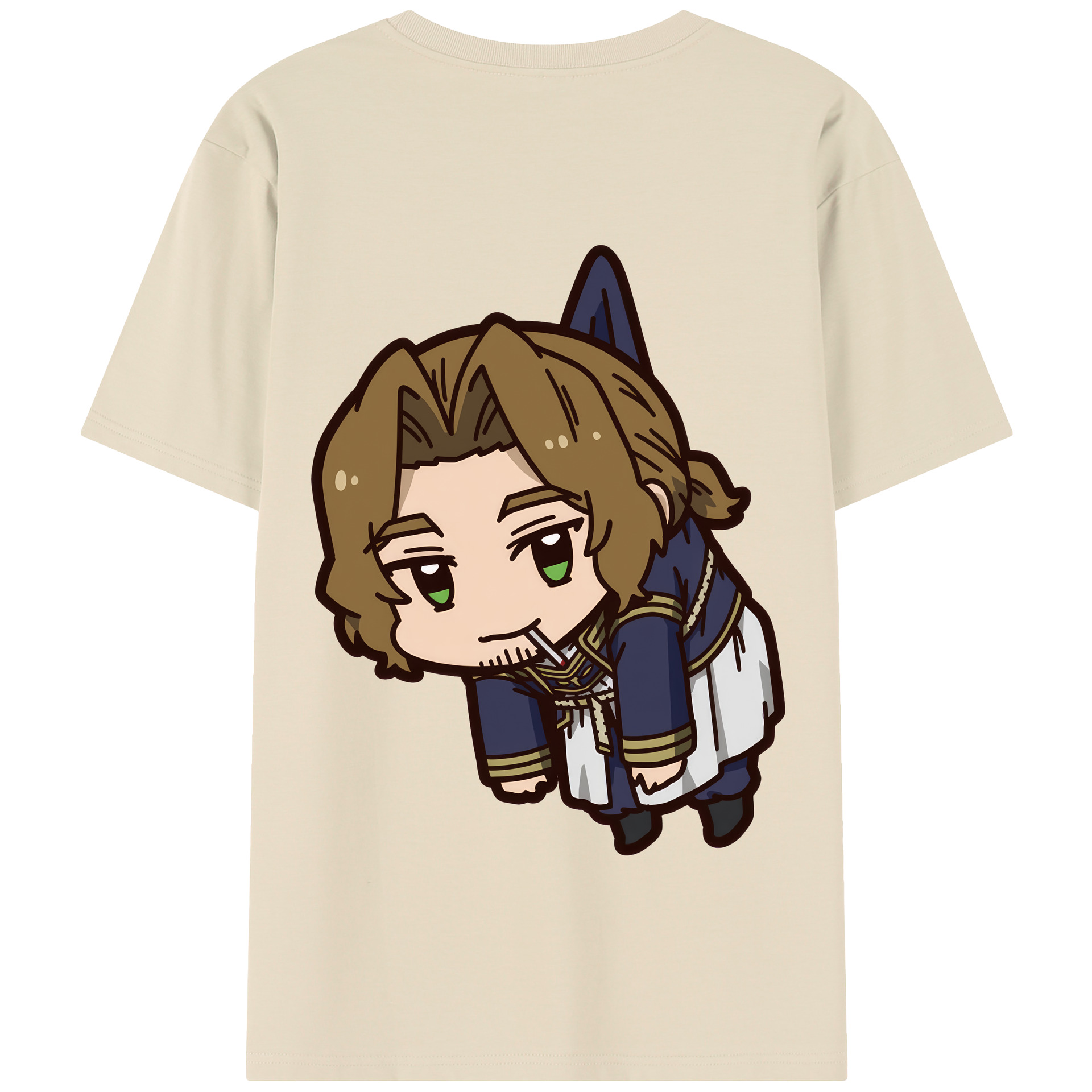 （画像用） 葬送のフリーレン Frieren 綿100％半袖Tシャツ（背面プリント）