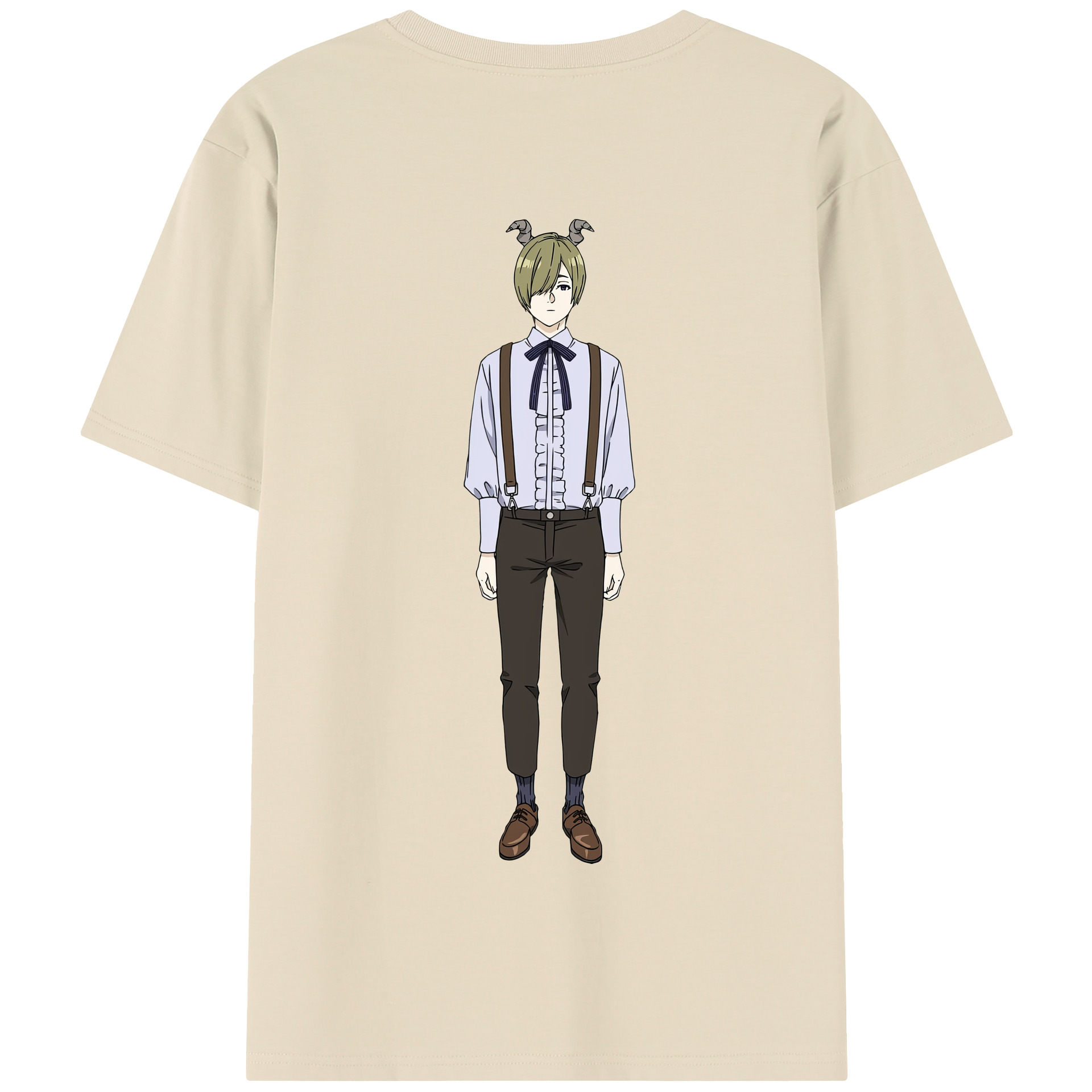 （画像用） 葬送のフリーレン Frieren 綿100％半袖Tシャツ（背面プリント）