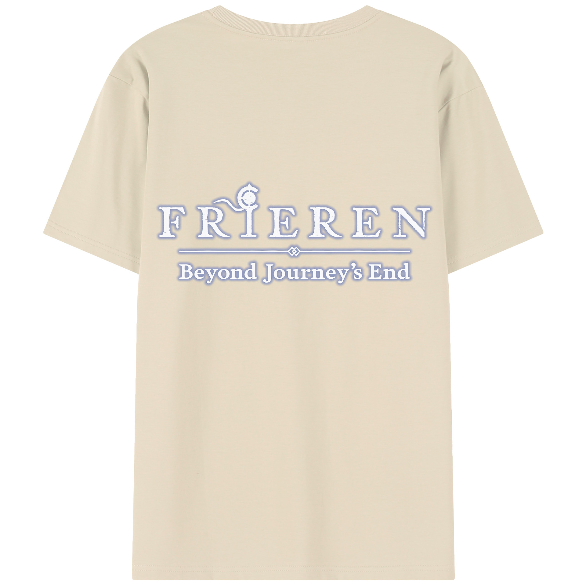 （画像用） 葬送のフリーレン Frieren 綿100％半袖Tシャツ（背面プリント）