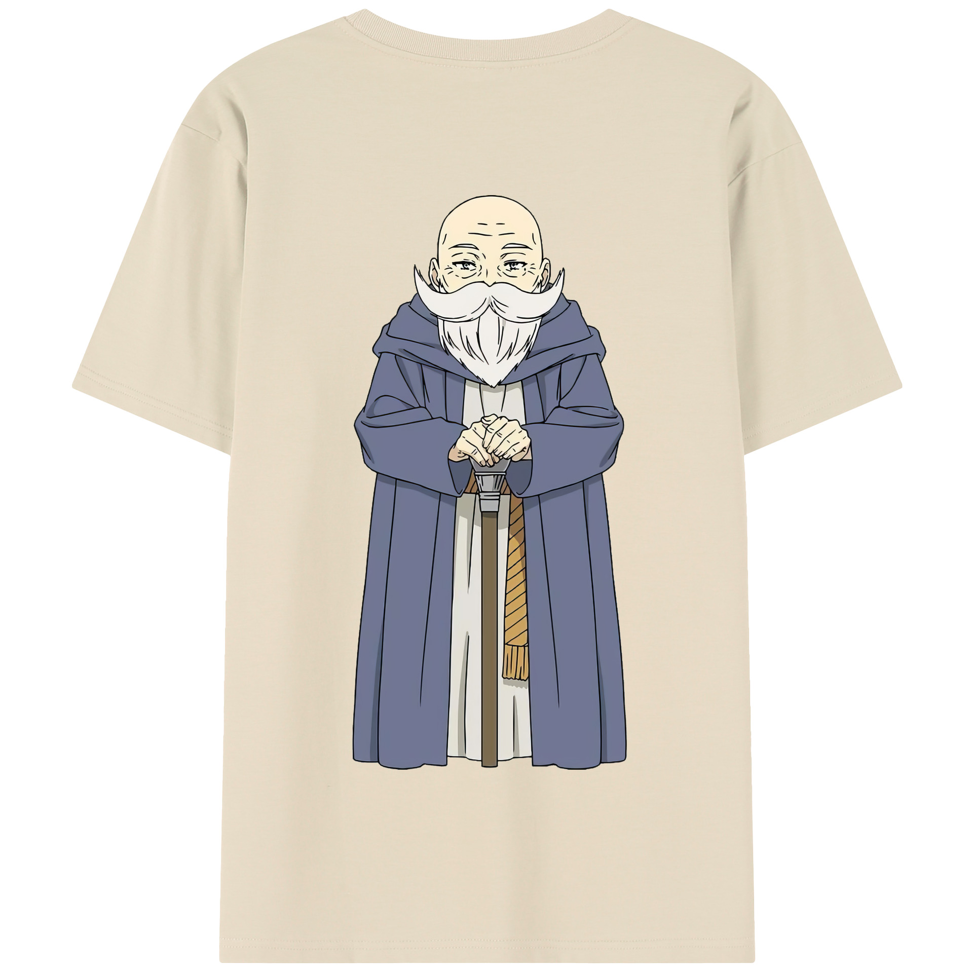 （画像用） 葬送のフリーレン Frieren 綿100％半袖Tシャツ（背面プリント）