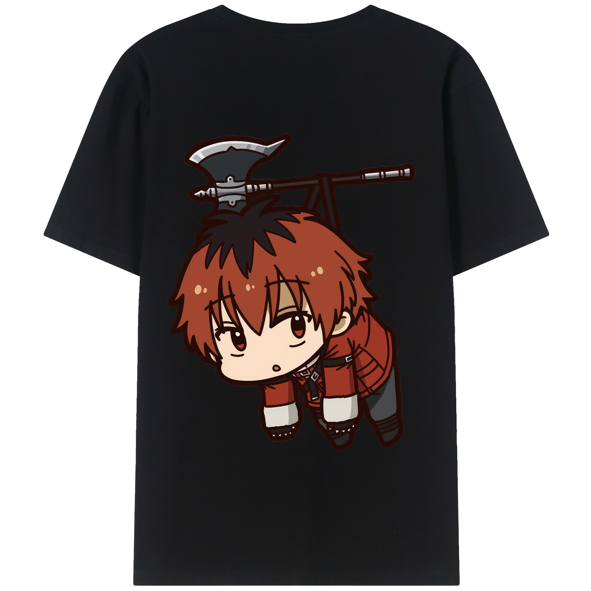 （画像用） 葬送のフリーレン Frieren 綿100％半袖Tシャツ（背面プリント）