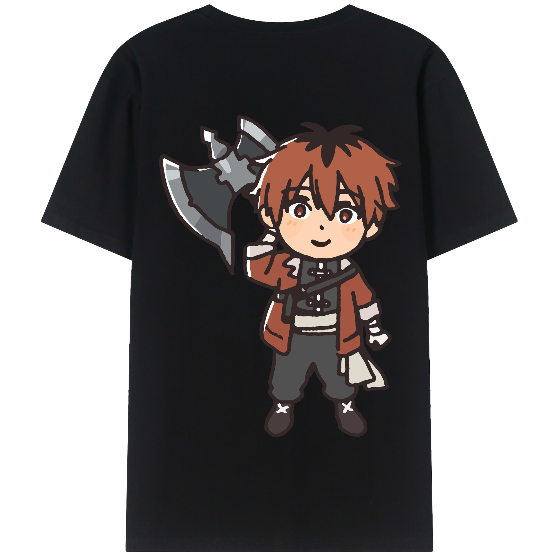 （画像用） 葬送のフリーレン Frieren 綿100％半袖Tシャツ（背面プリント）