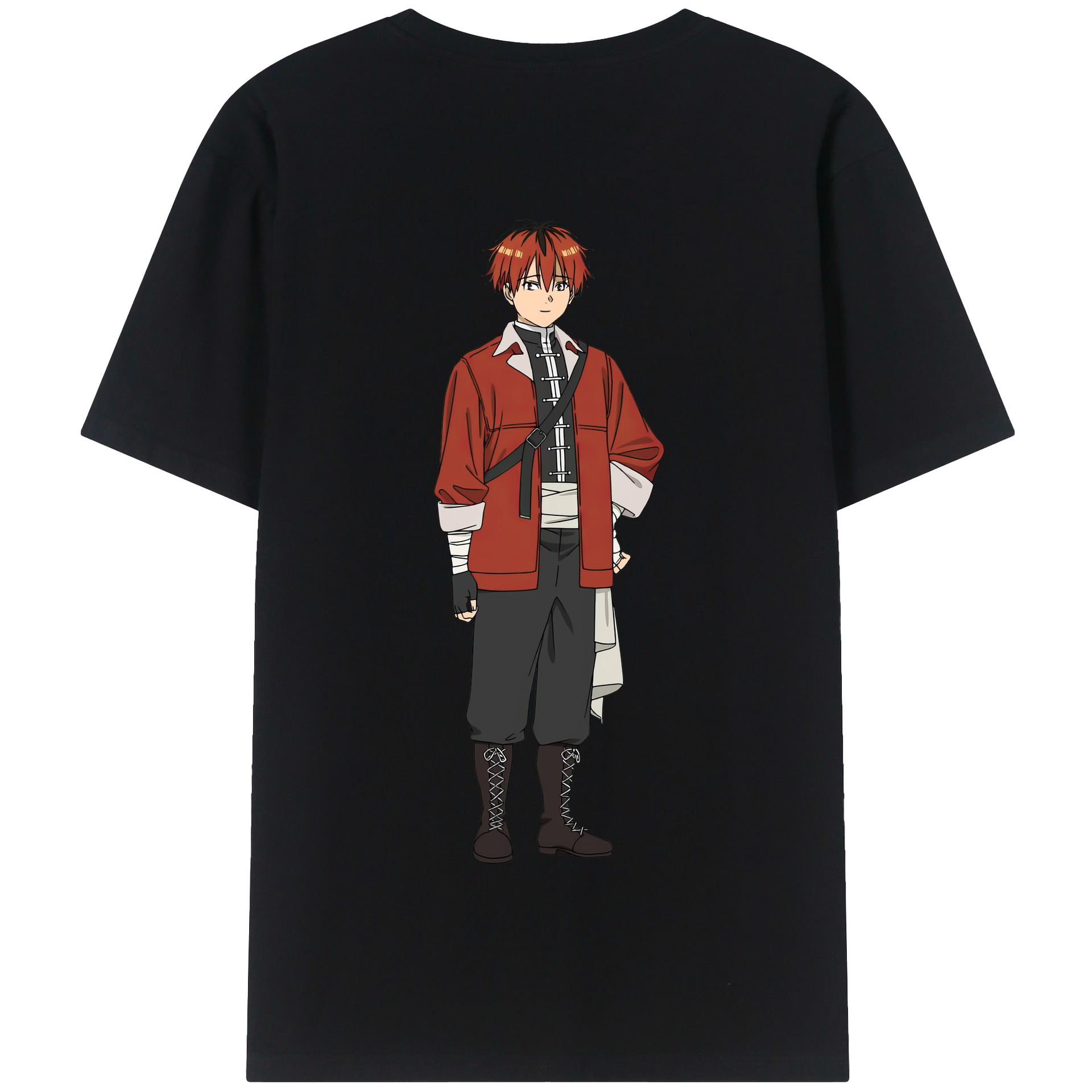 （画像用） 葬送のフリーレン Frieren 綿100％半袖Tシャツ（背面プリント）