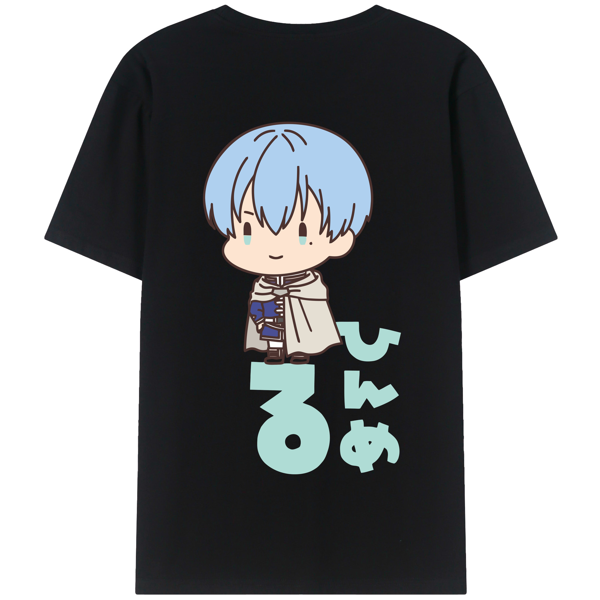 （画像用） 葬送のフリーレン Frieren 綿100％半袖Tシャツ（背面プリント）
