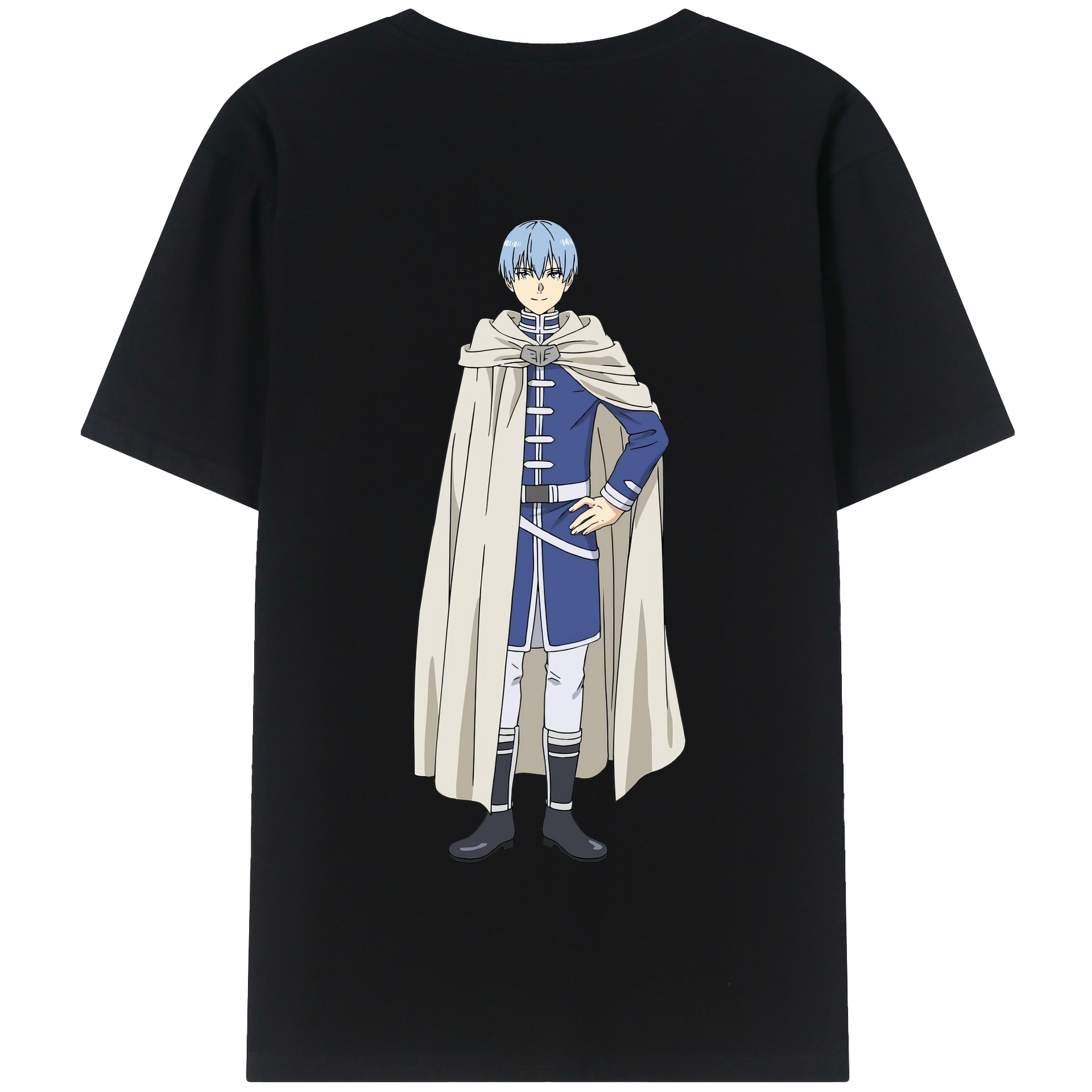 （画像用） 葬送のフリーレン Frieren 綿100％半袖Tシャツ（背面プリント）