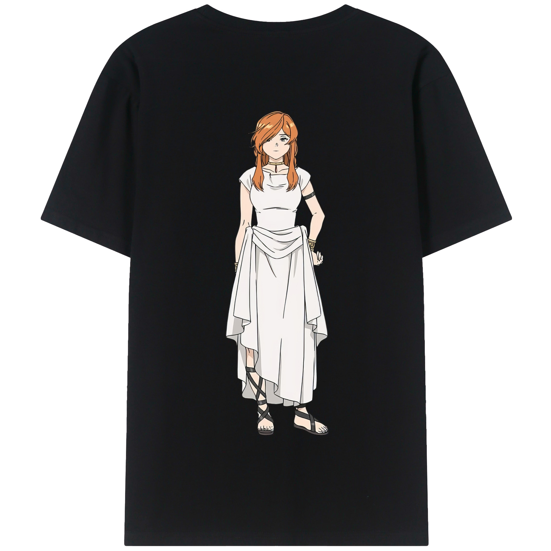 （画像用） 葬送のフリーレン Frieren 綿100％半袖Tシャツ（背面プリント）
