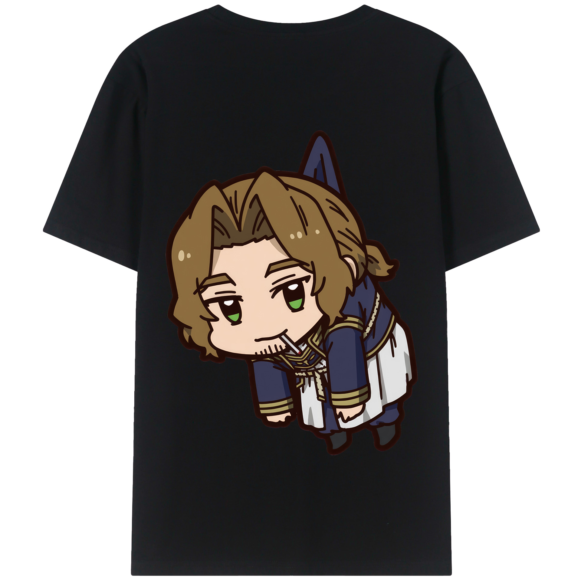 （画像用） 葬送のフリーレン Frieren 綿100％半袖Tシャツ（背面プリント）