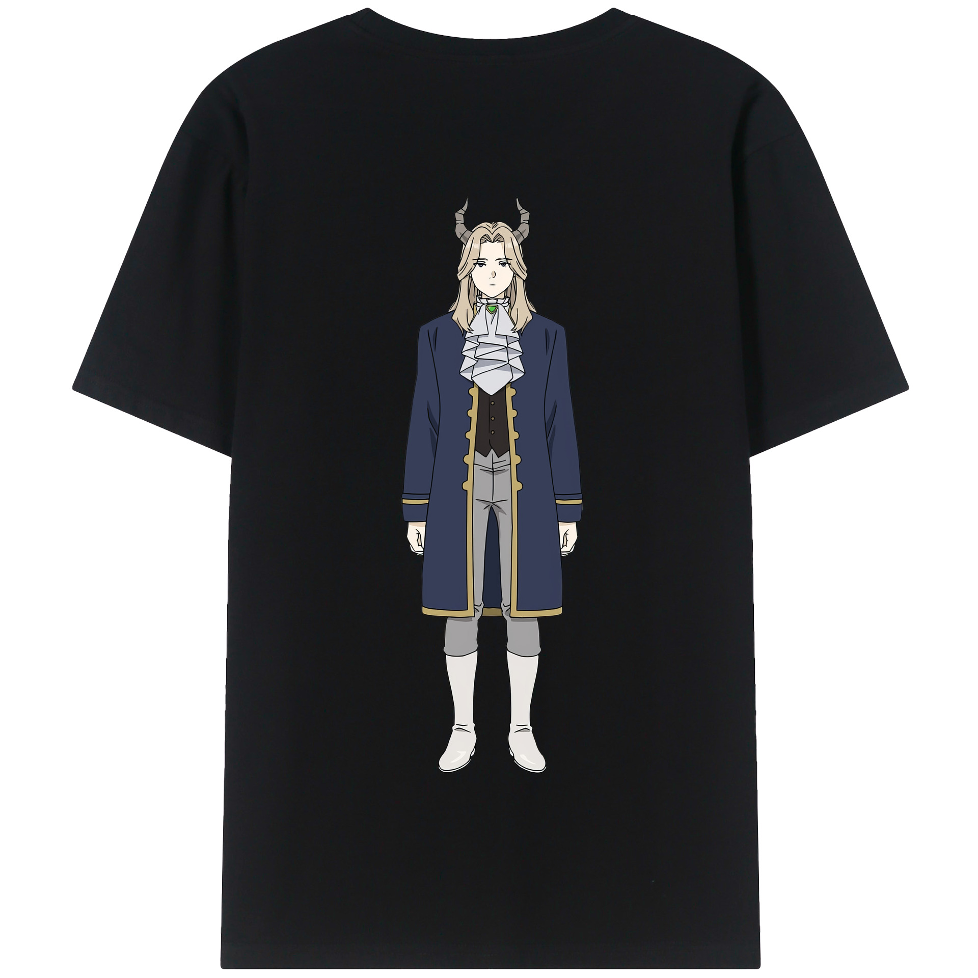 （画像用） 葬送のフリーレン Frieren 綿100％半袖Tシャツ（背面プリント）
