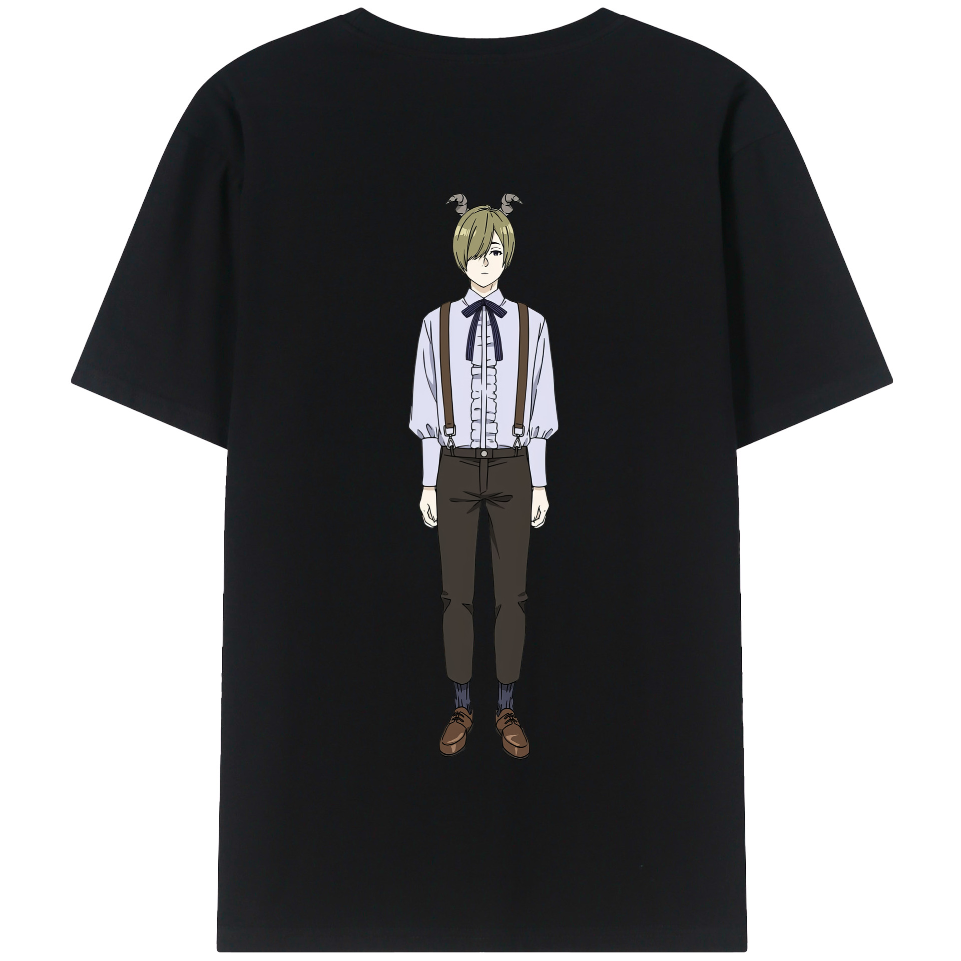 （画像用） 葬送のフリーレン Frieren 綿100％半袖Tシャツ（背面プリント）